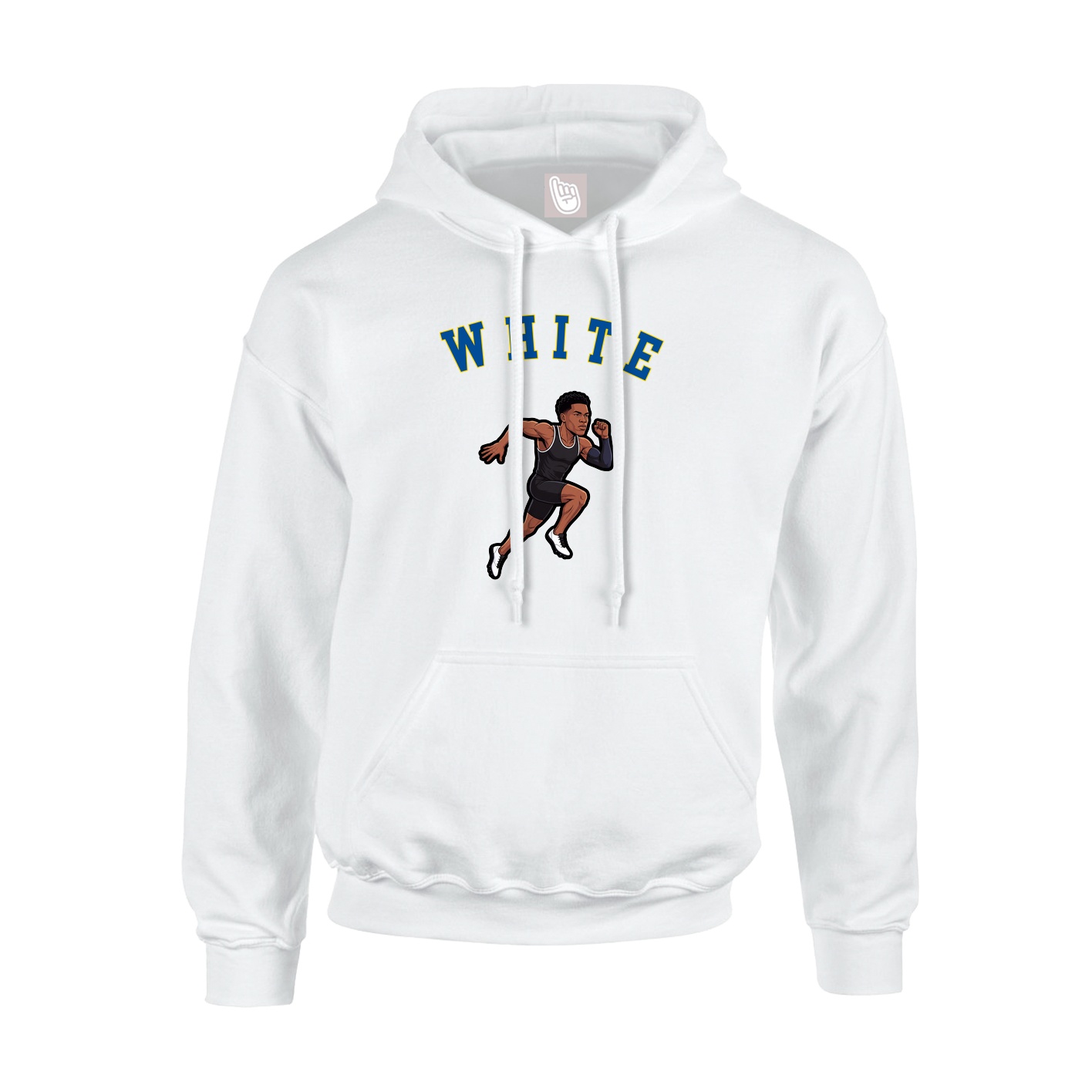 Hoodie — Shirsey Arch in White