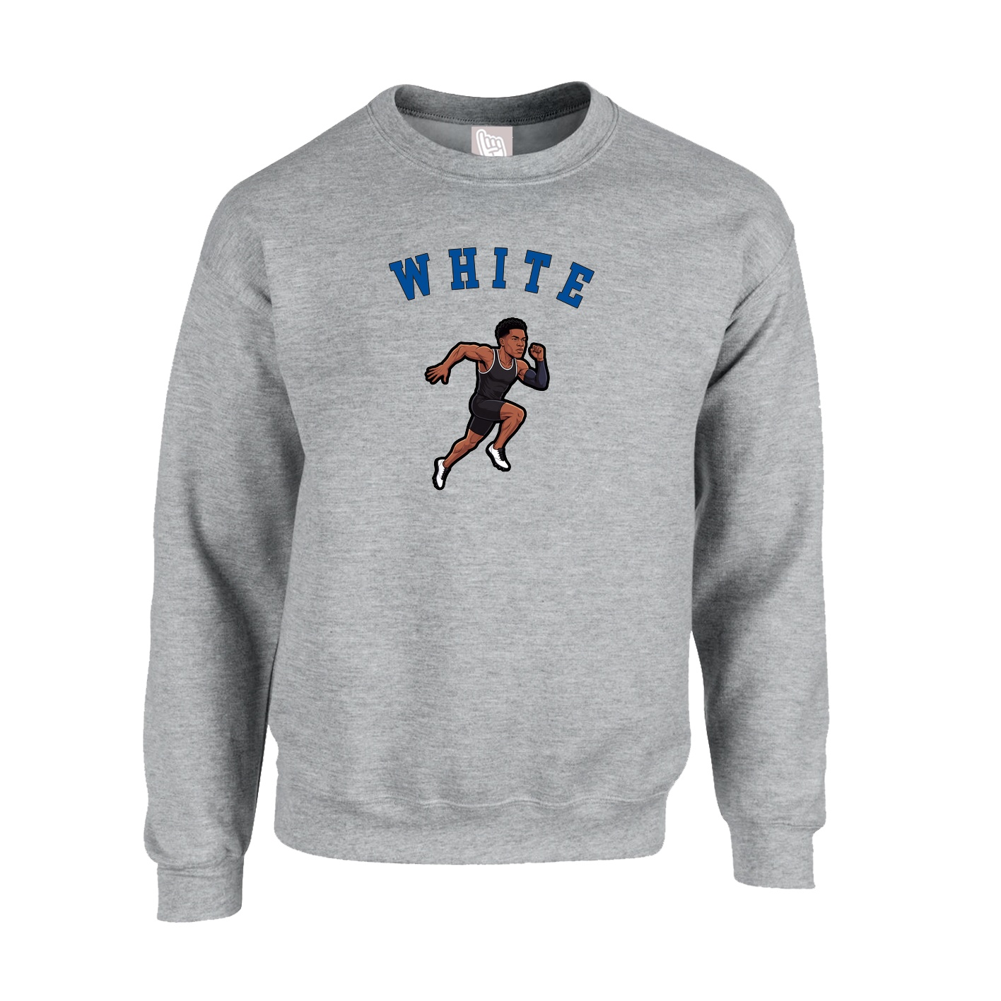 Fleece Crew — Shirsey Arch in Grey