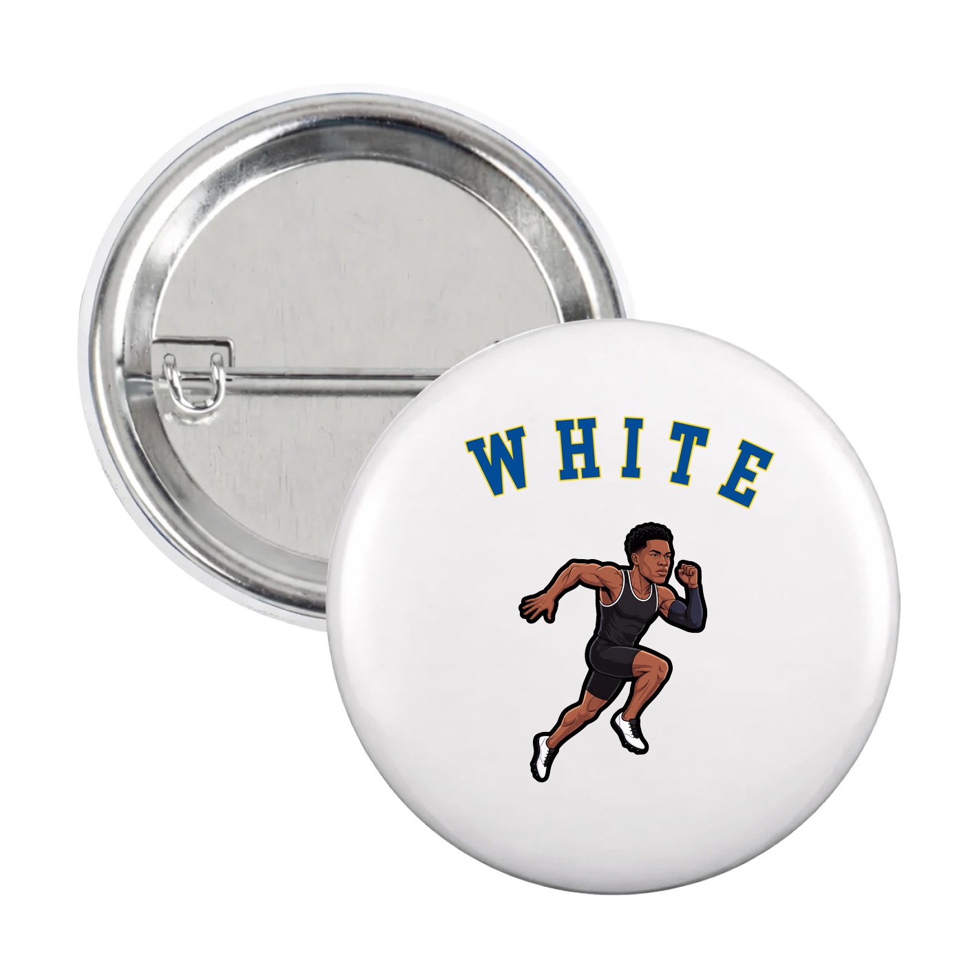 Game Day Button — Shirsey Arch in White