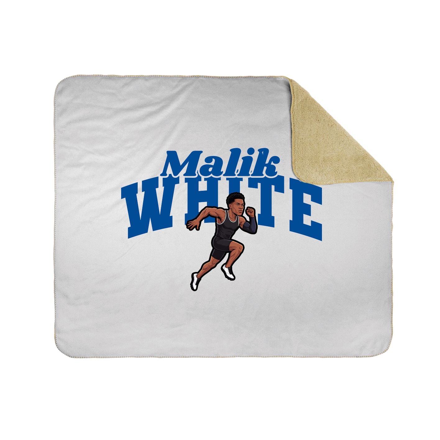 Throw Blanket — Signature Arch in White