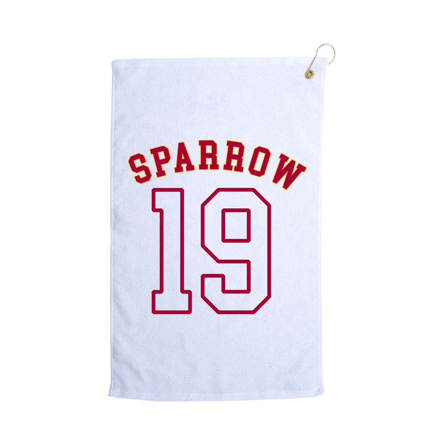 Golf Towel — Shirsey Arch in White