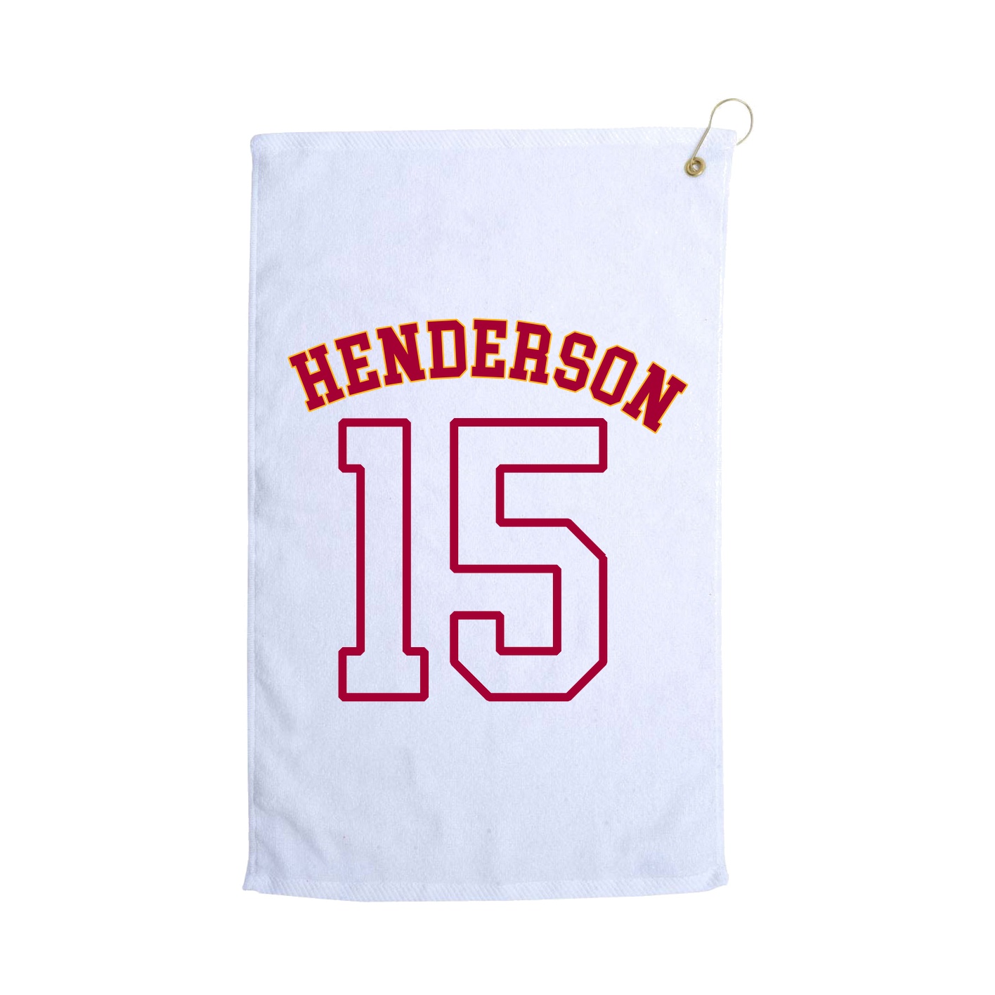 Golf Towel — Shirsey Arch in White