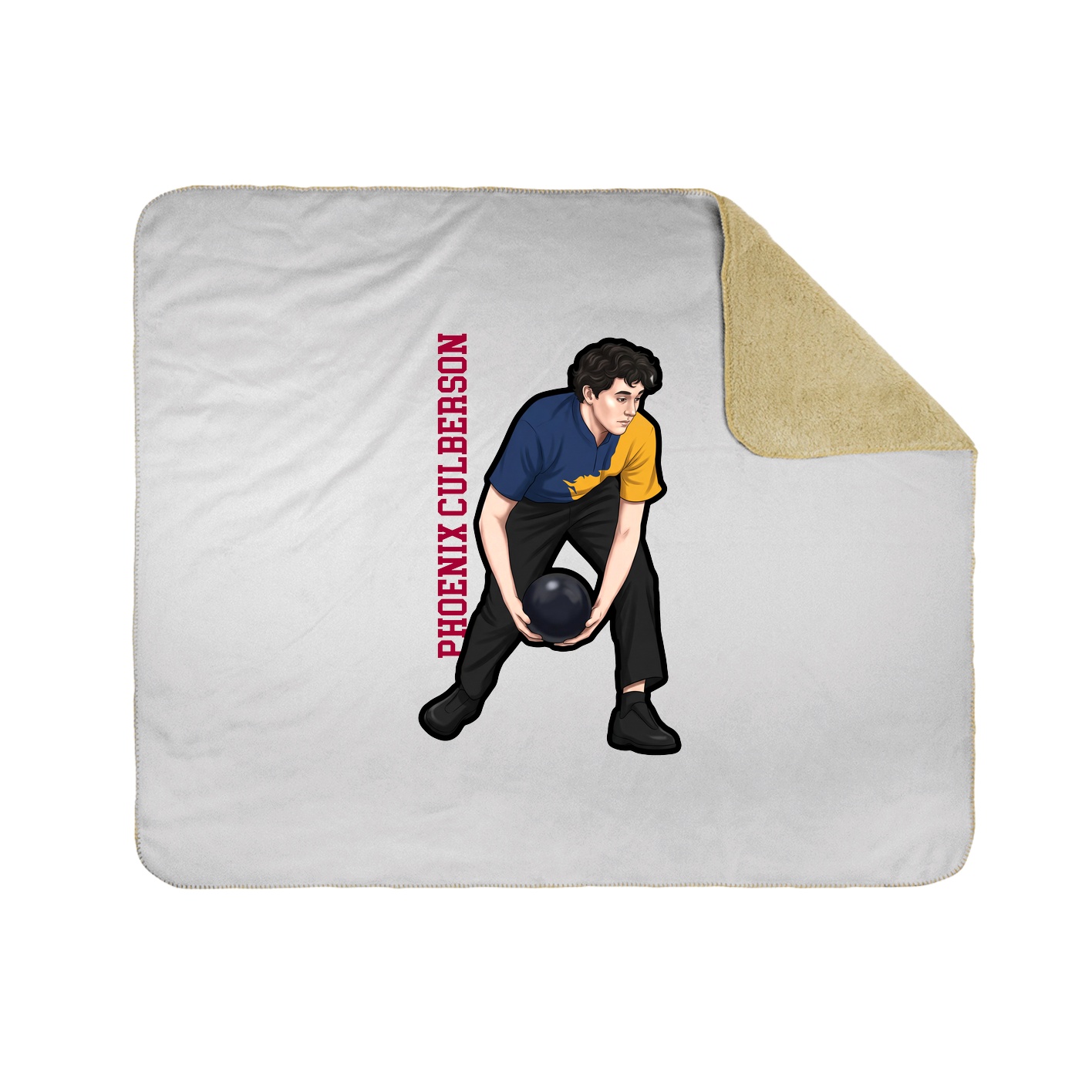 50x60 Sherpa Lined Throw Blanket