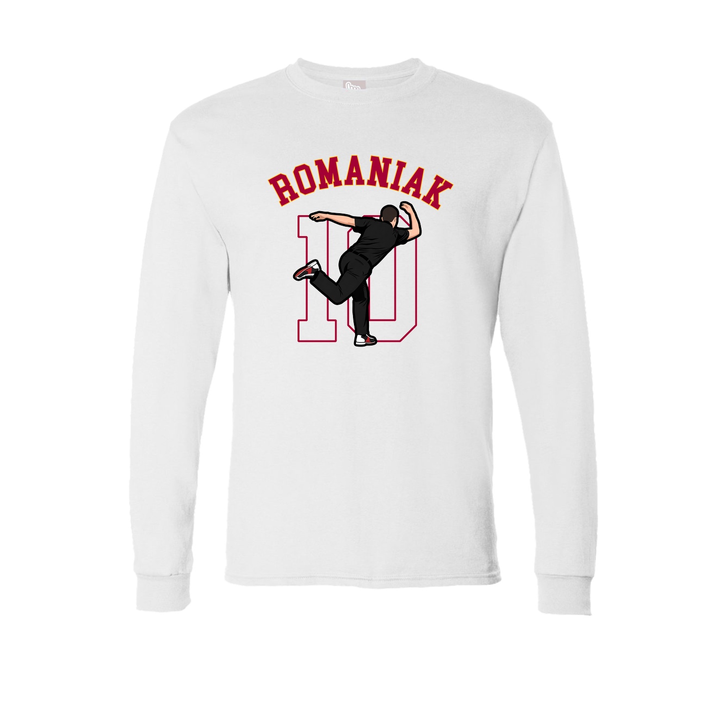 Long Sleeve Tee — Shirsey Arch in White