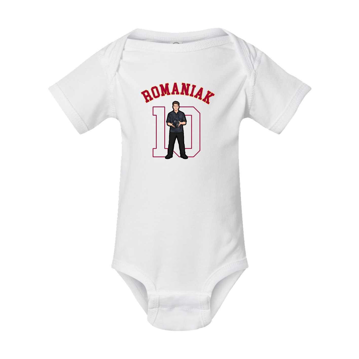 Baby Onesie — Shirsey Arch in White