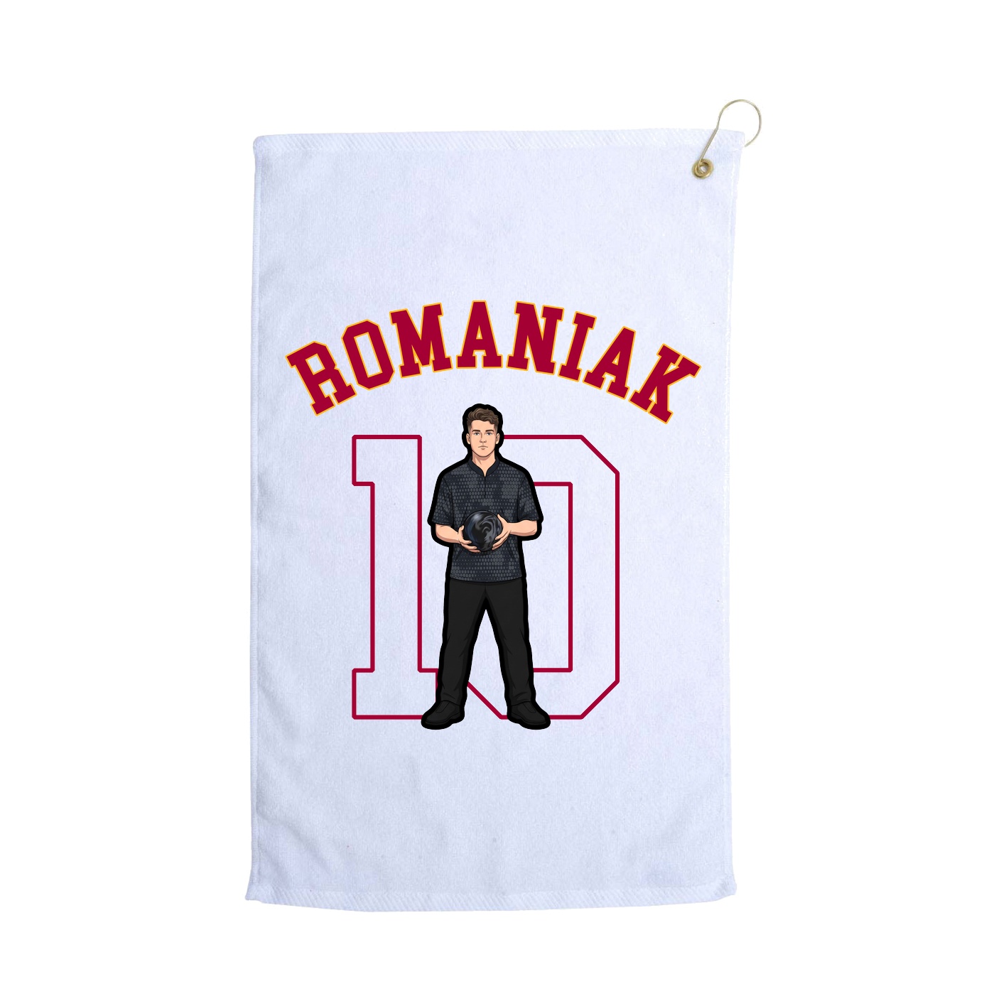 Golf Towel — Shirsey Arch in White