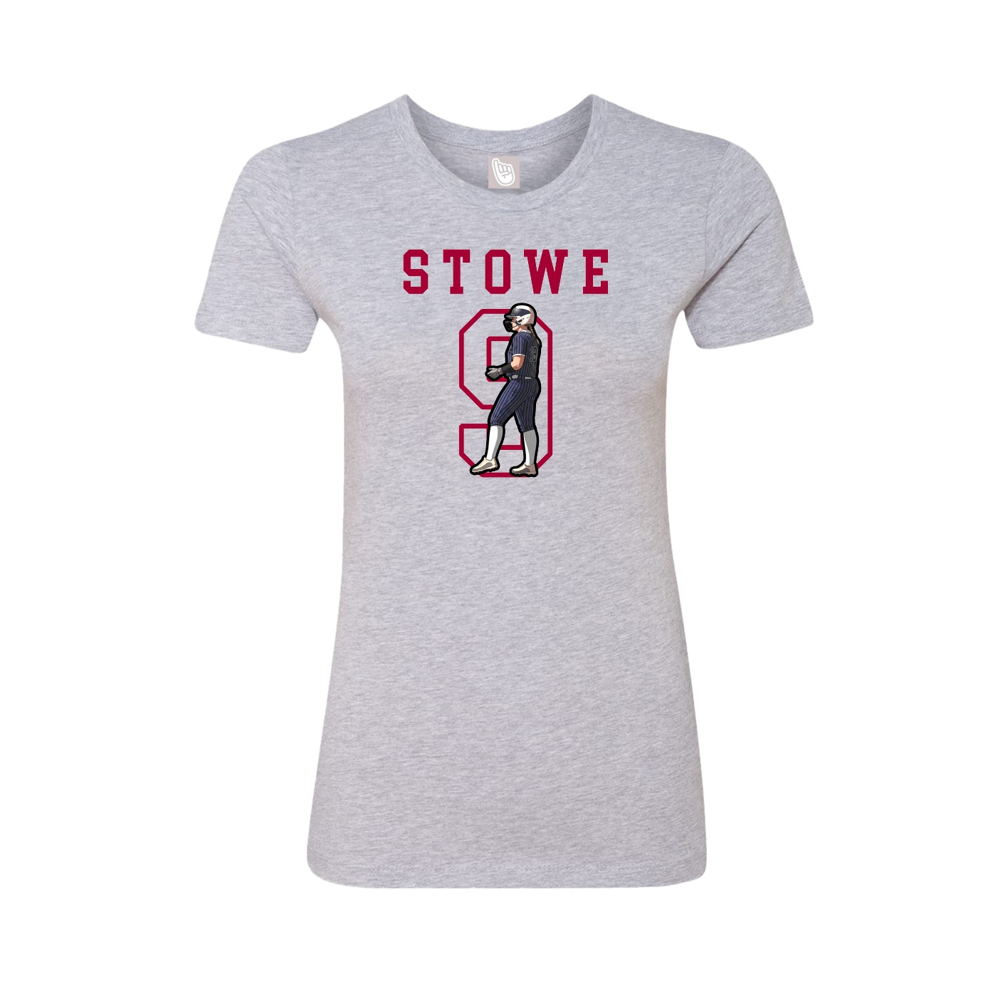 Fitted Women's Tee — Shirsey in Grey