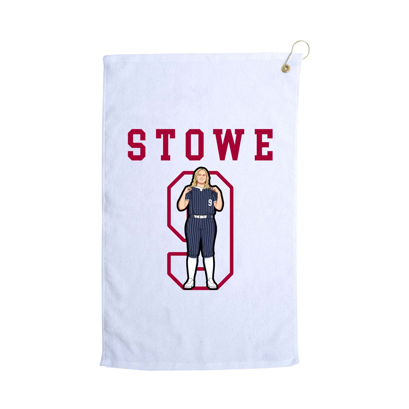 Golf Towel — Shirsey in White