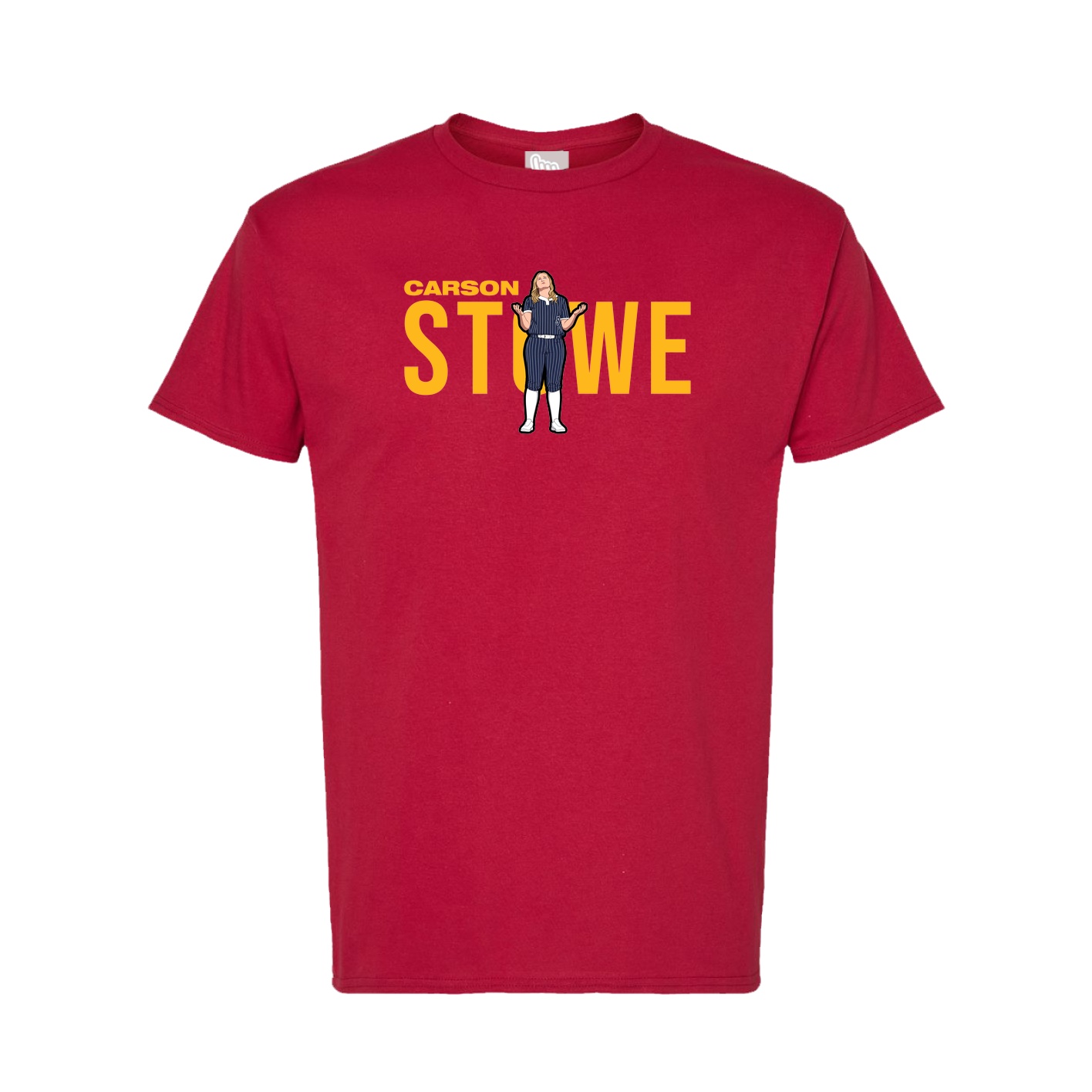 Tee — Player Name in Crimson