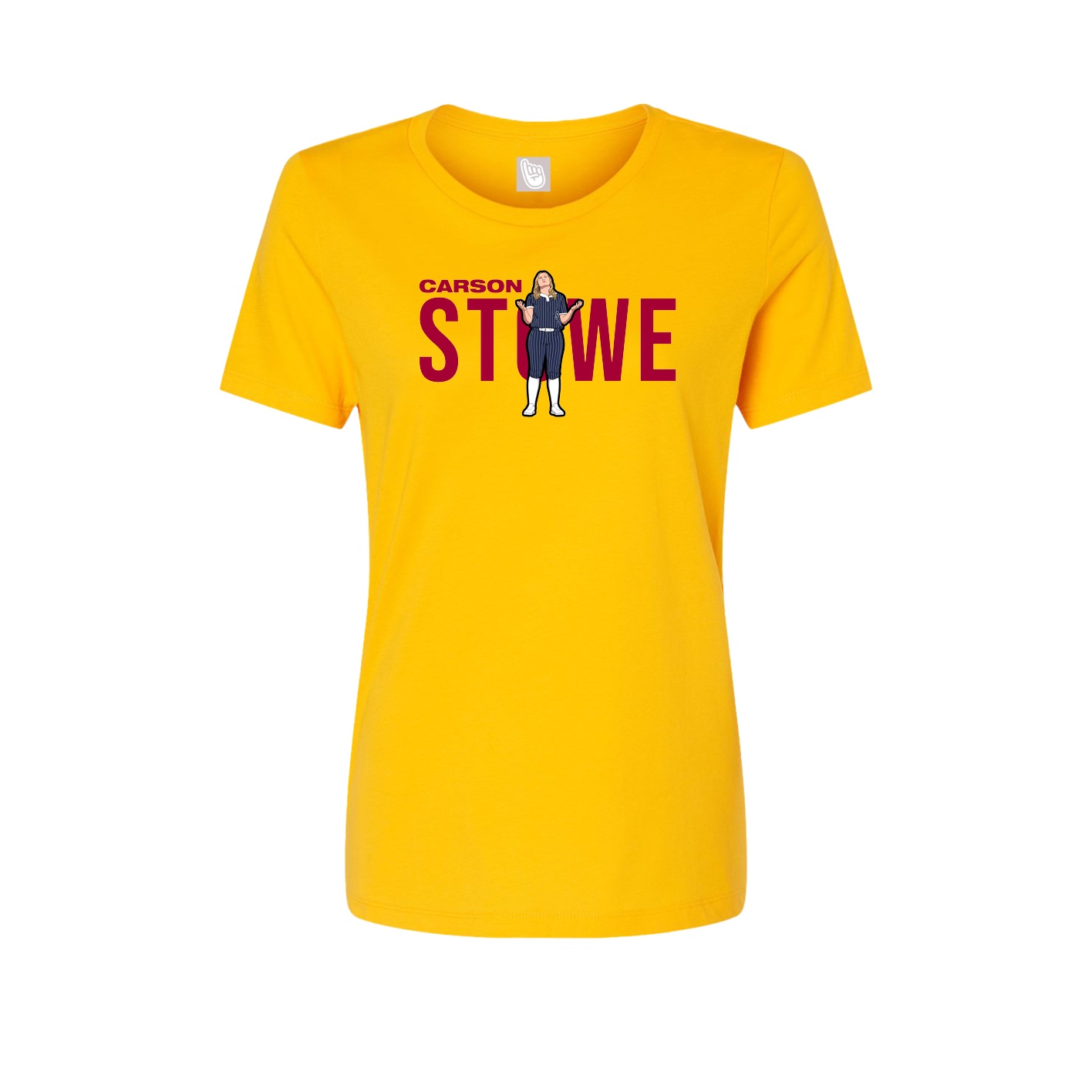 Womens Tee — Player Name in Gold