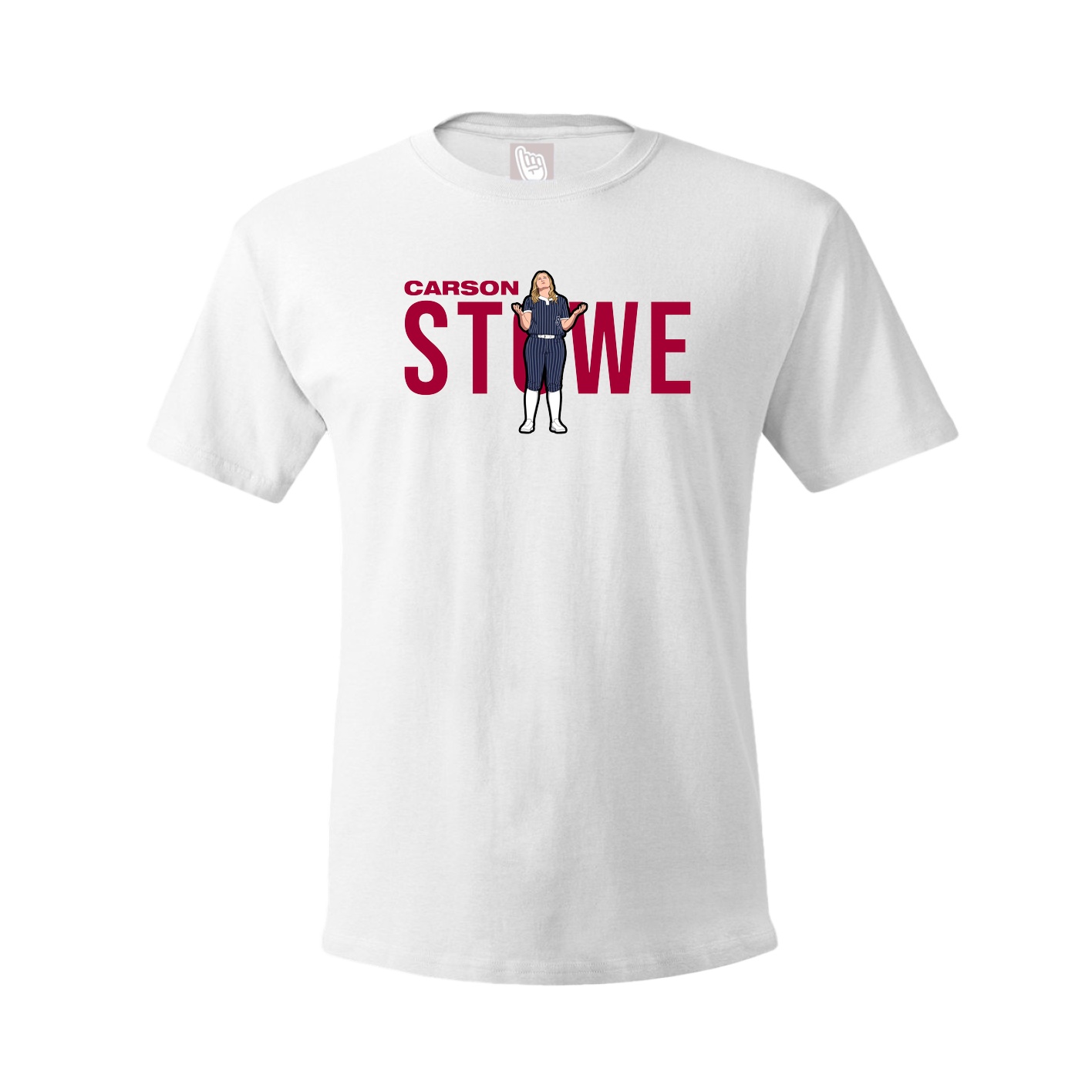 Youth Tee — Player Name in White