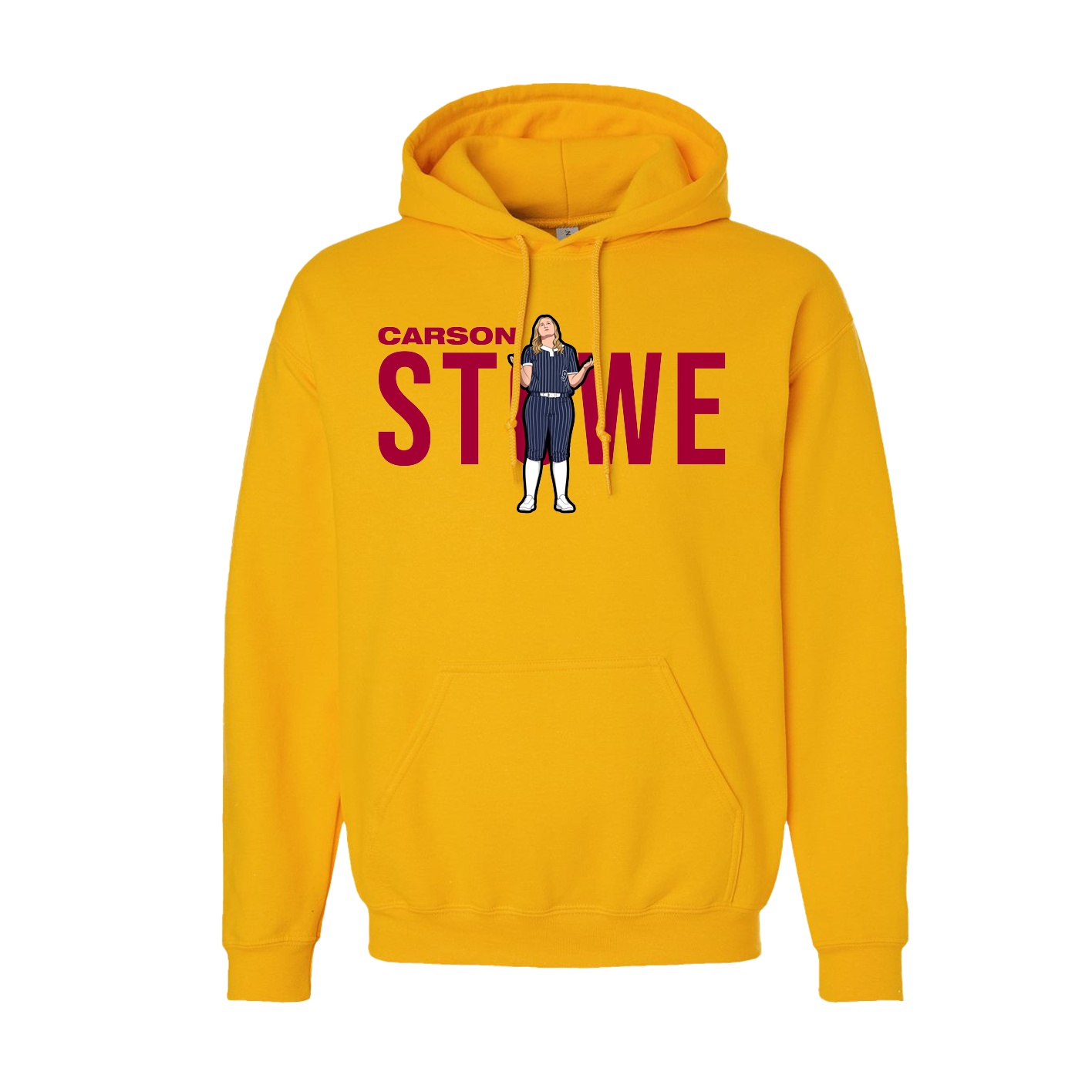 Hoodie — Player Name in Gold