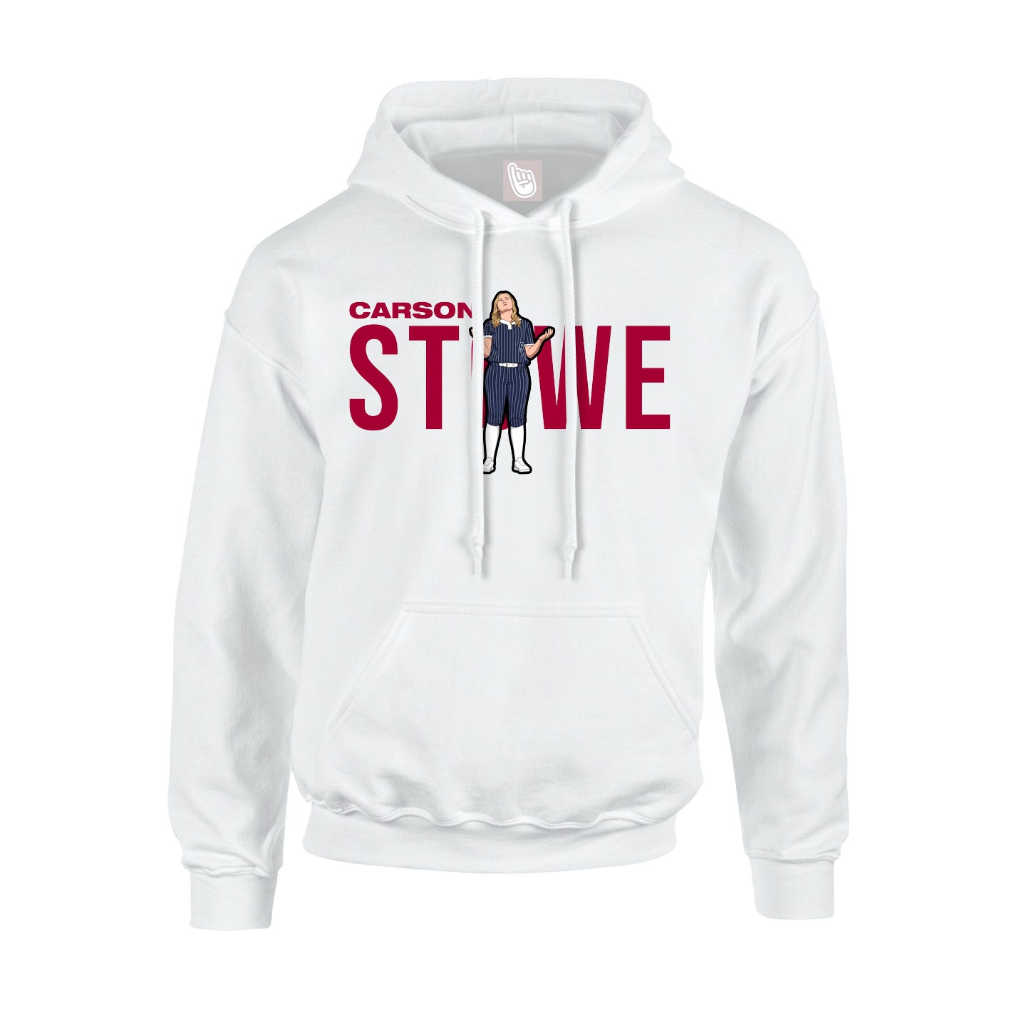 Hoodie — Player Name in White