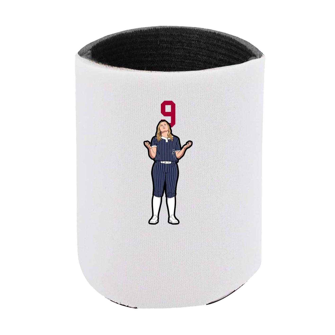 Can Holder — Number Top in White