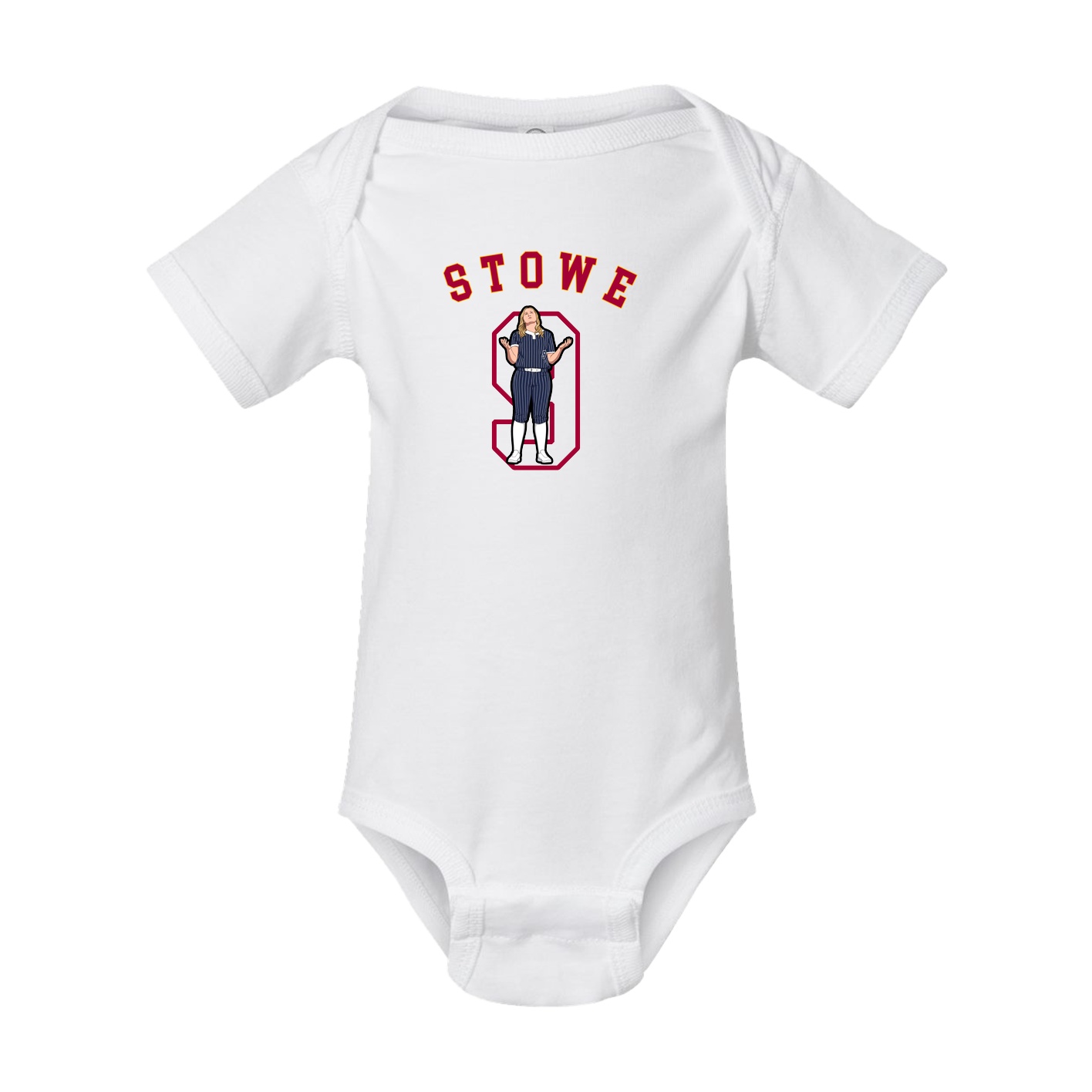 Baby Onesie — Shirsey Arch in White