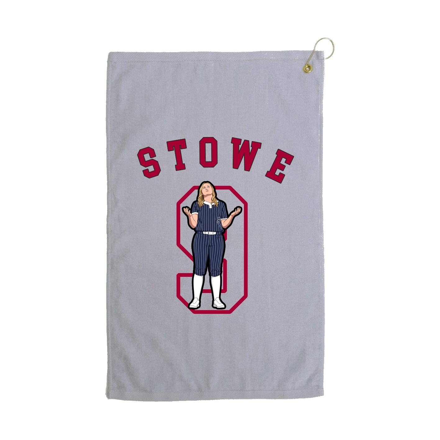 Golf Towel — Shirsey Arch in Grey