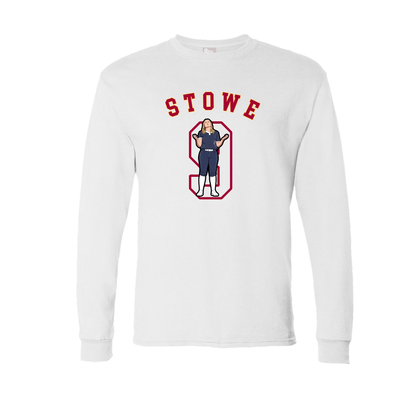Long Sleeve Tee — Shirsey Arch in White