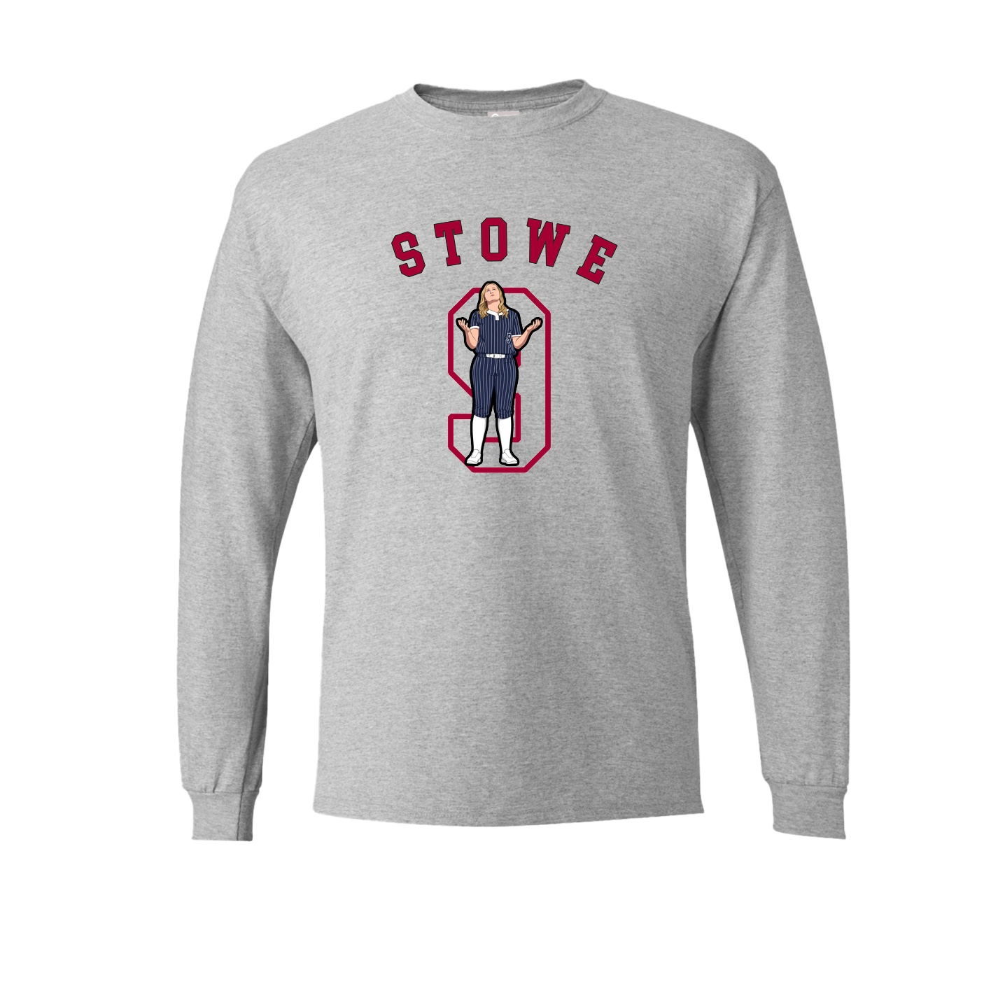 Long Sleeve Tee — Shirsey Arch in Grey