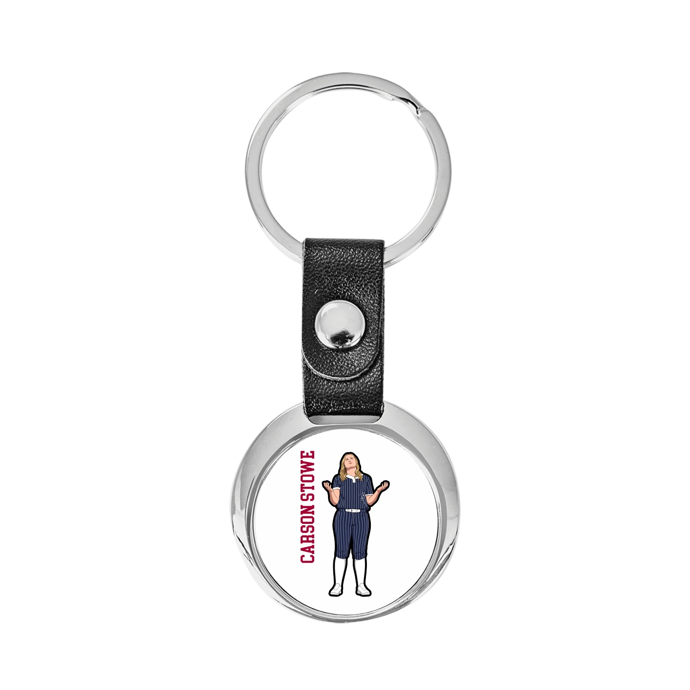 Key Chain — Name Vertical in Classic