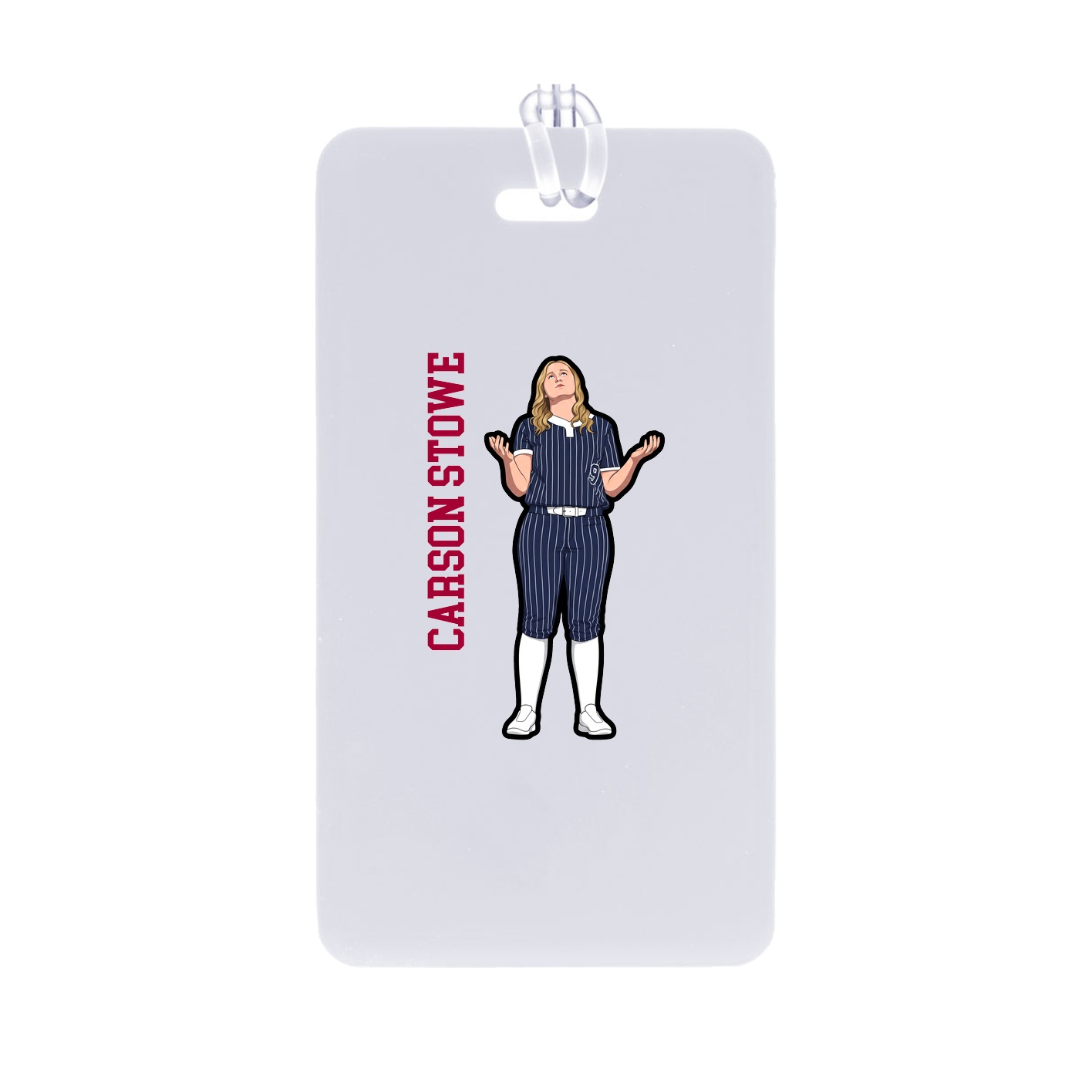 Bag Tag — Name Vertical in Classic