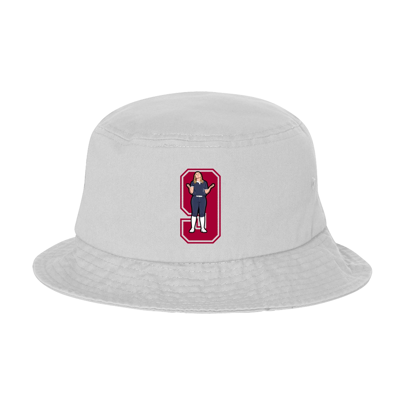 Bucket Cap — Number in White