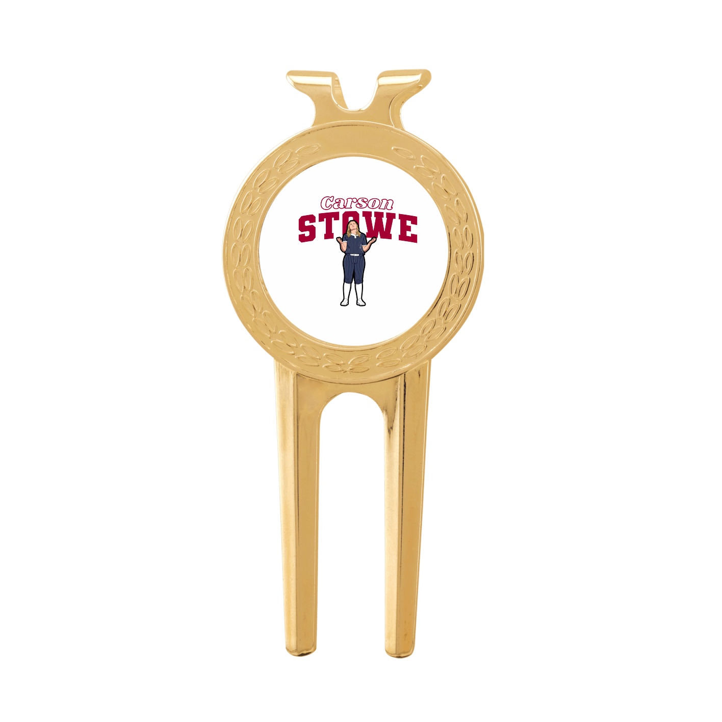 Divot Tool with Ball Marker — Name Arch in Classic