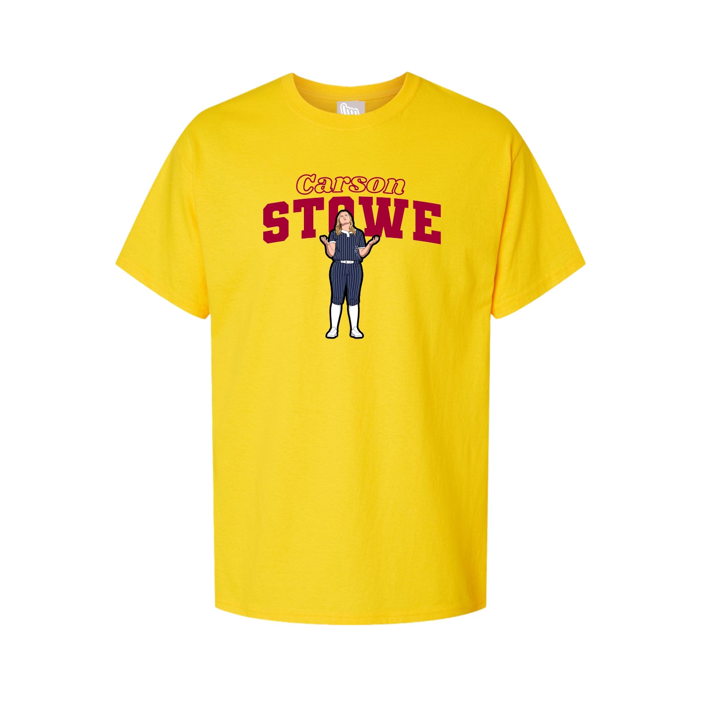 Youth Tee — Name Arch in Gold