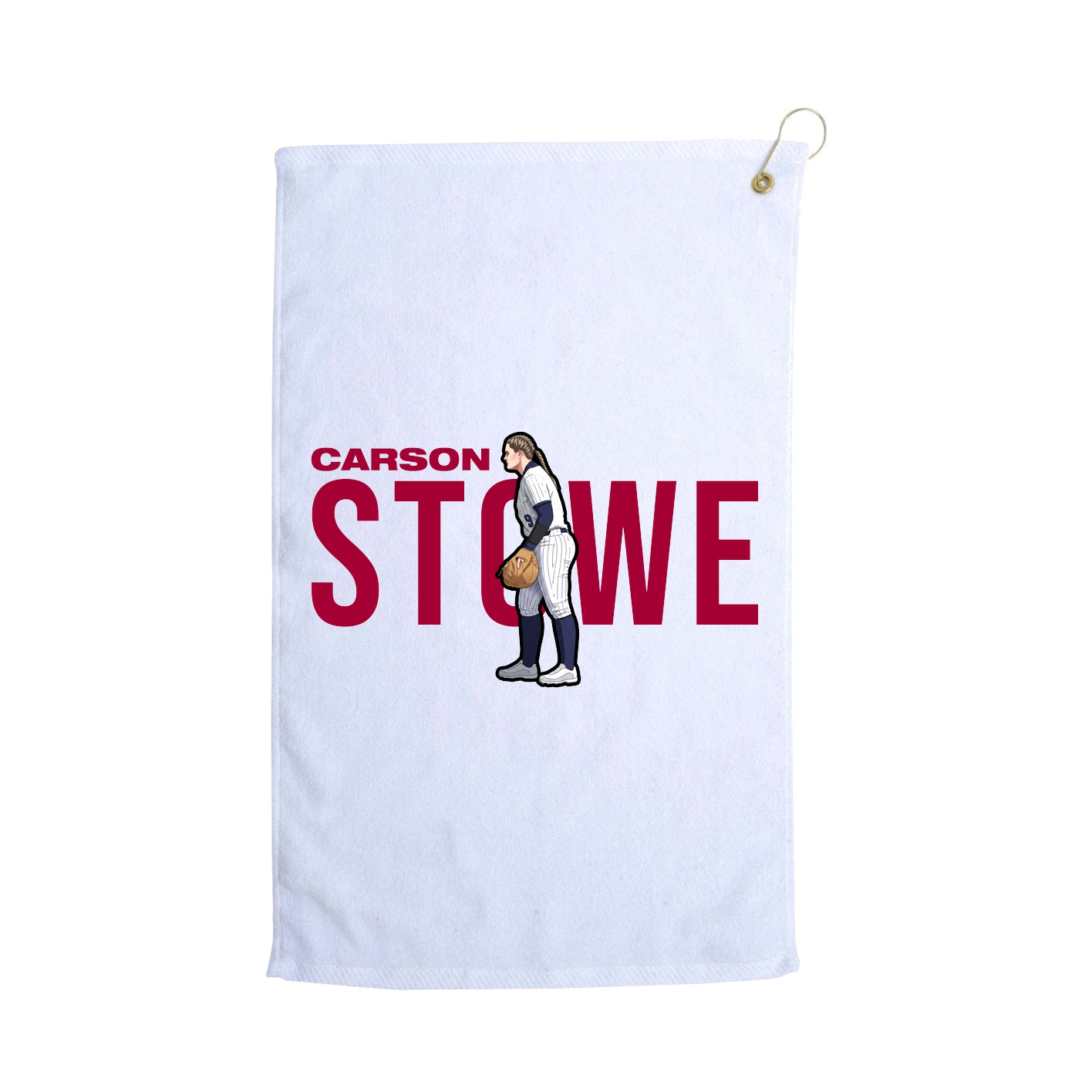 Golf Towel — Player Name in White