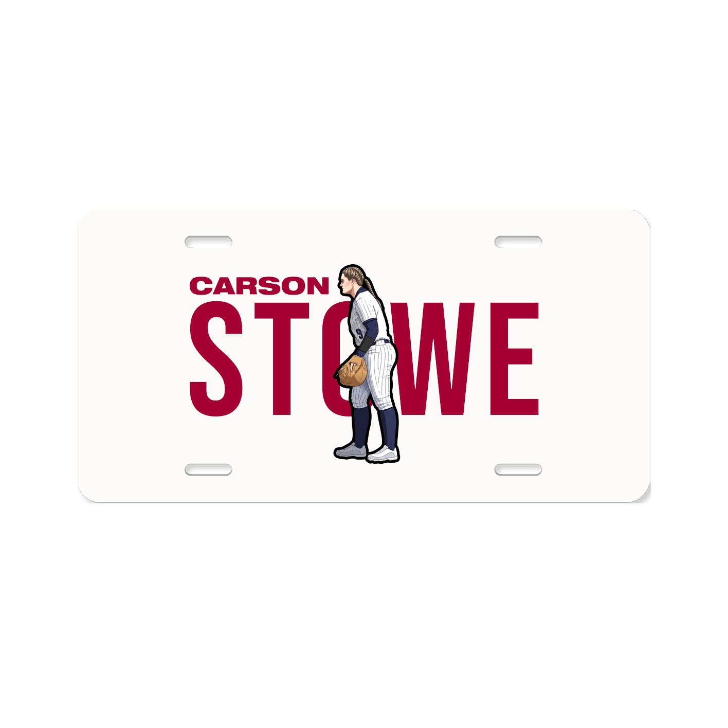 License Plate — Player Name in Classic