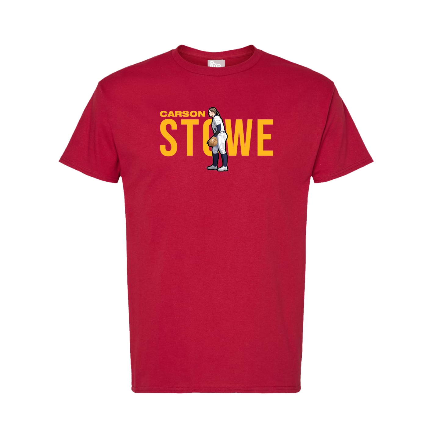 Tee — Player Name in Crimson