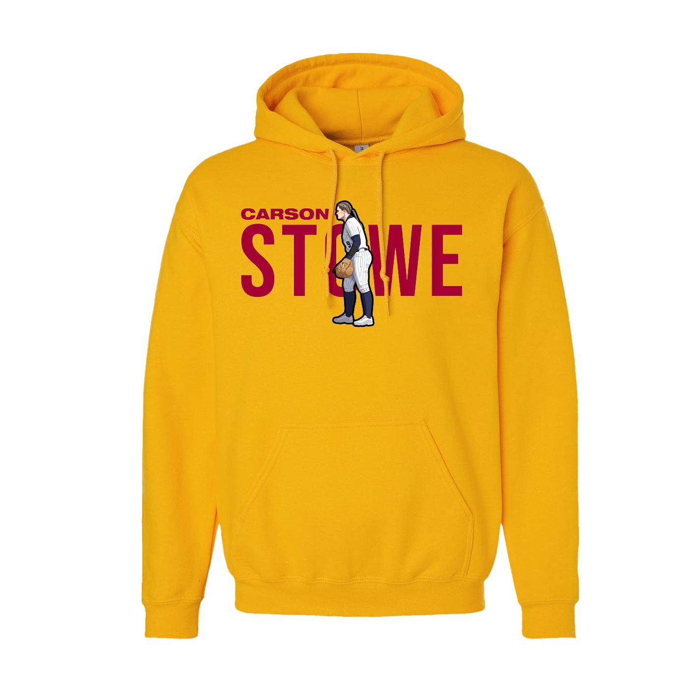 Hoodie — Player Name in Gold