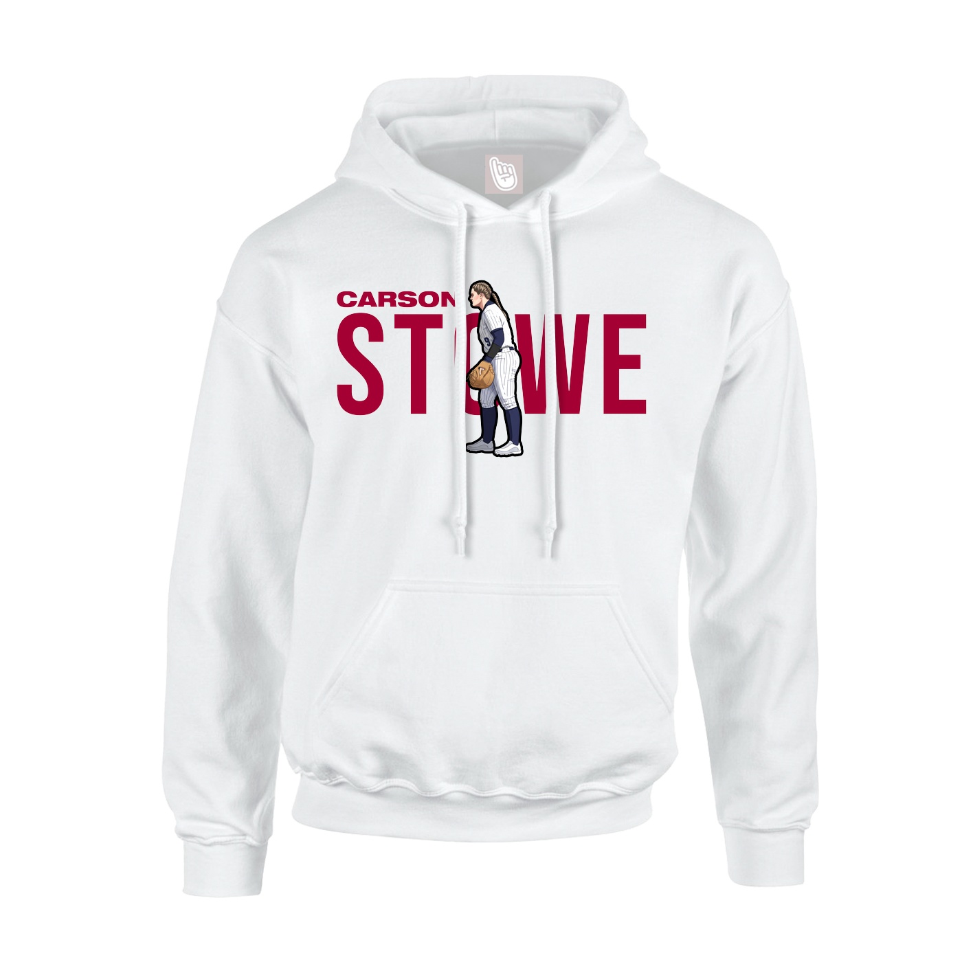 Hoodie — Player Name in White