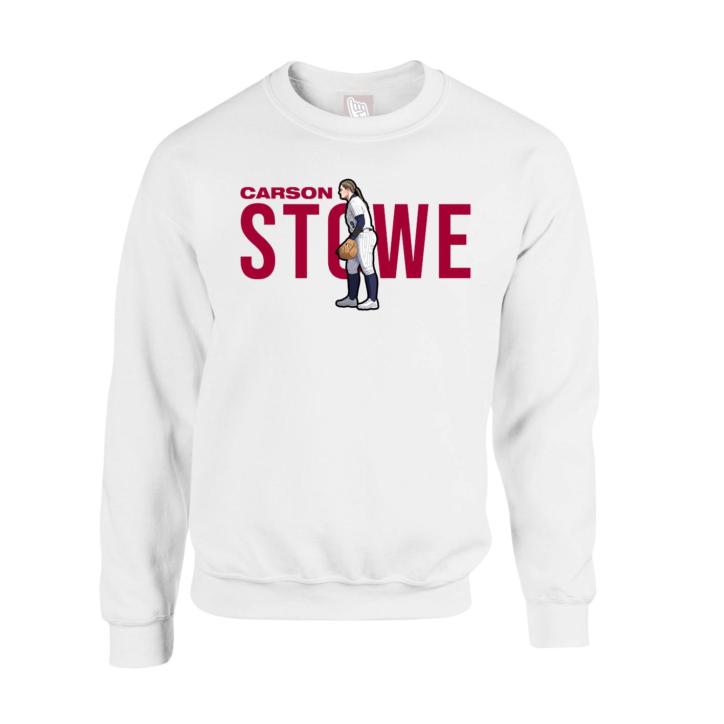 Fleece Crew — Player Name in White