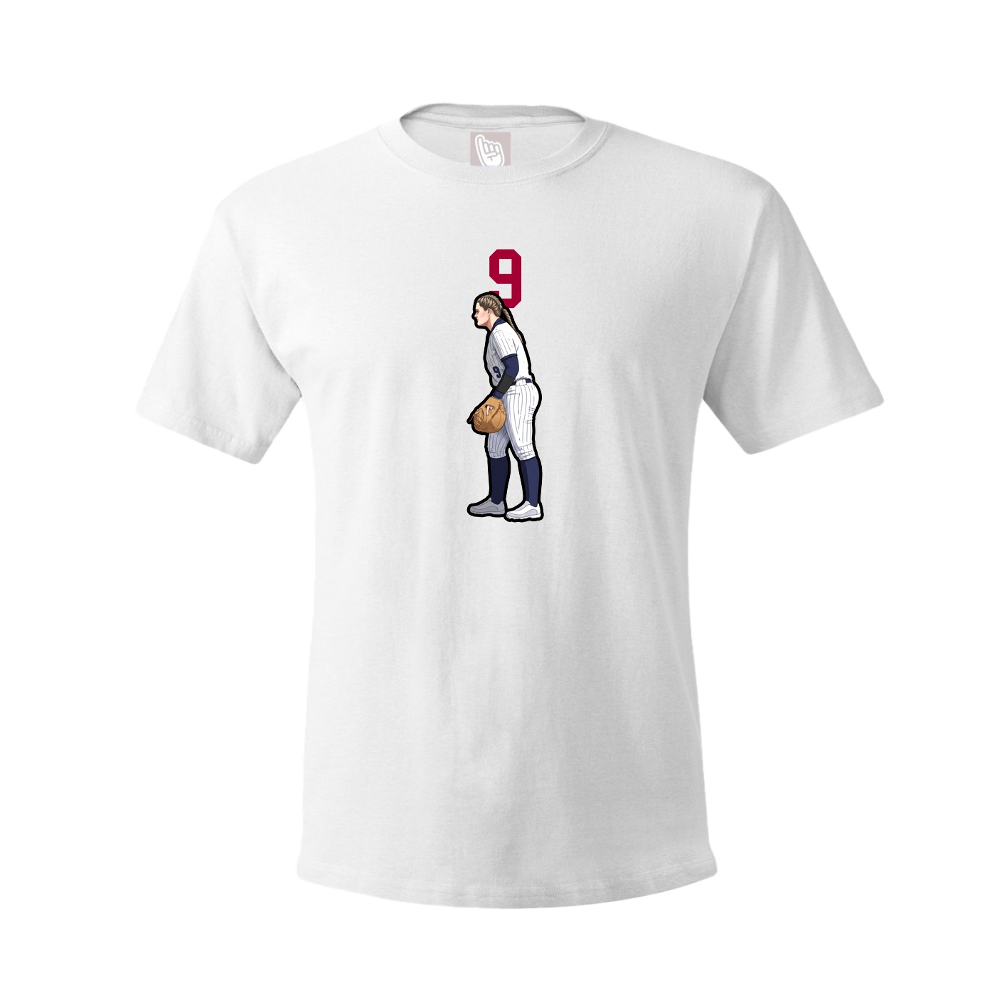 Tee — Number Top in White