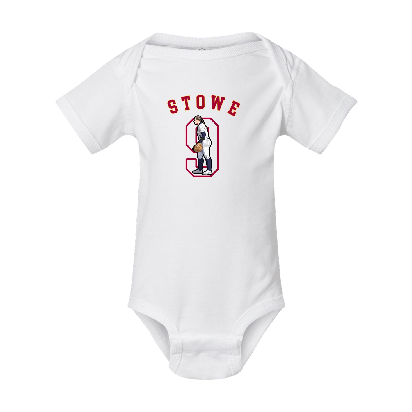 Baby Onesie — Shirsey Arch in White