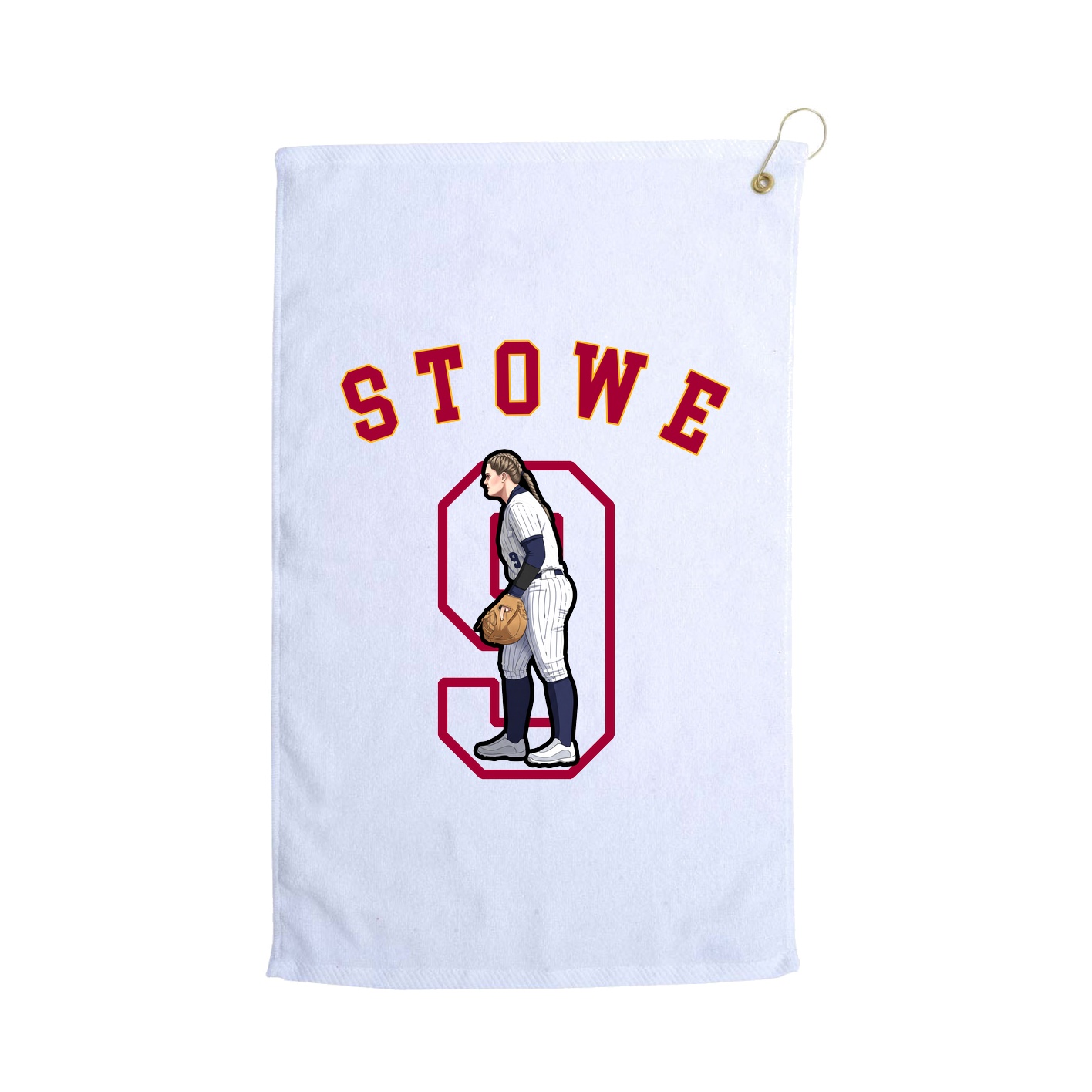 Golf Towel — Shirsey Arch in White