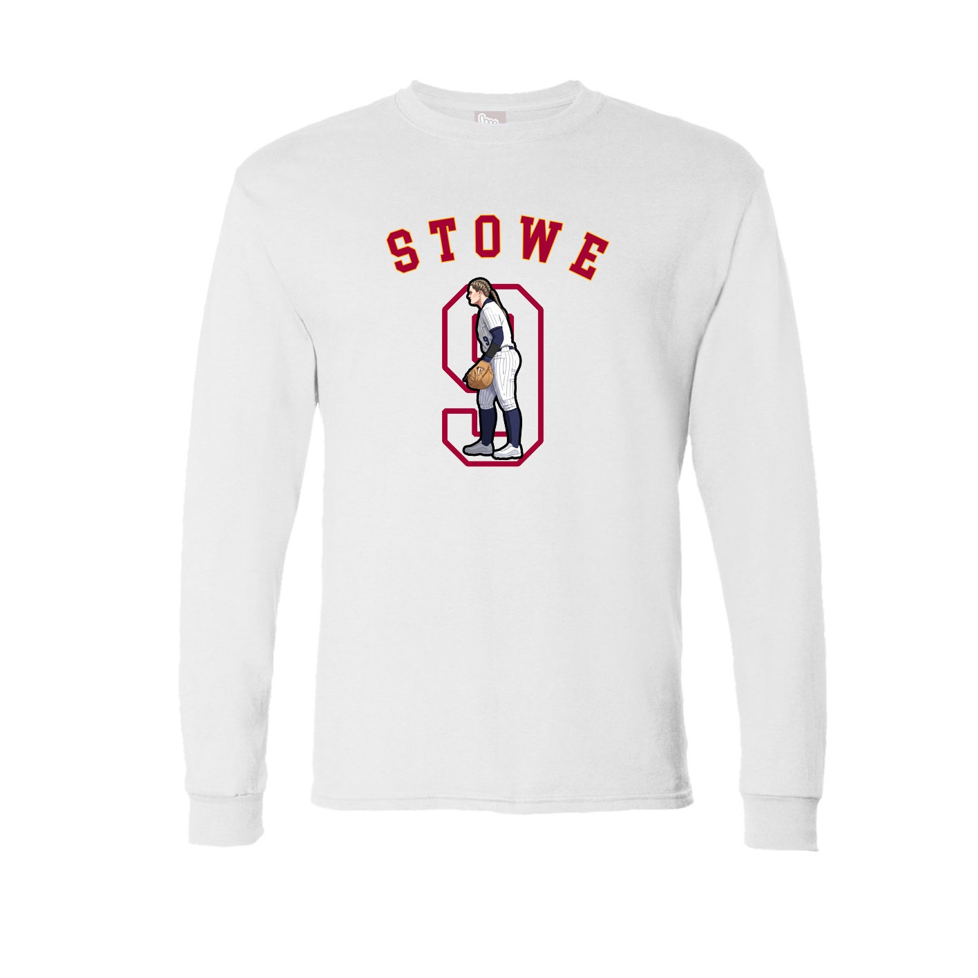 Long Sleeve Tee — Shirsey Arch in White