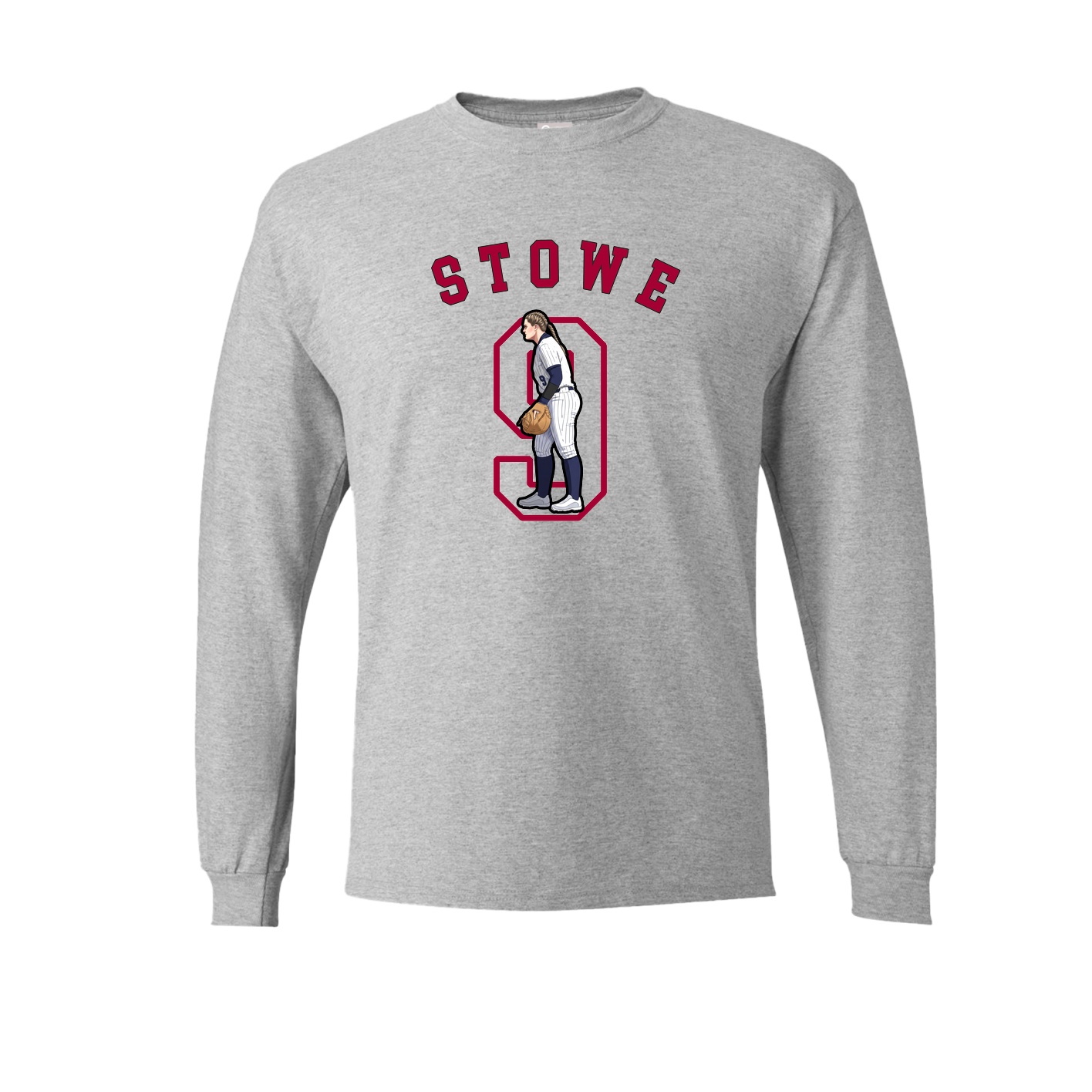 Long Sleeve Tee — Shirsey Arch in Grey