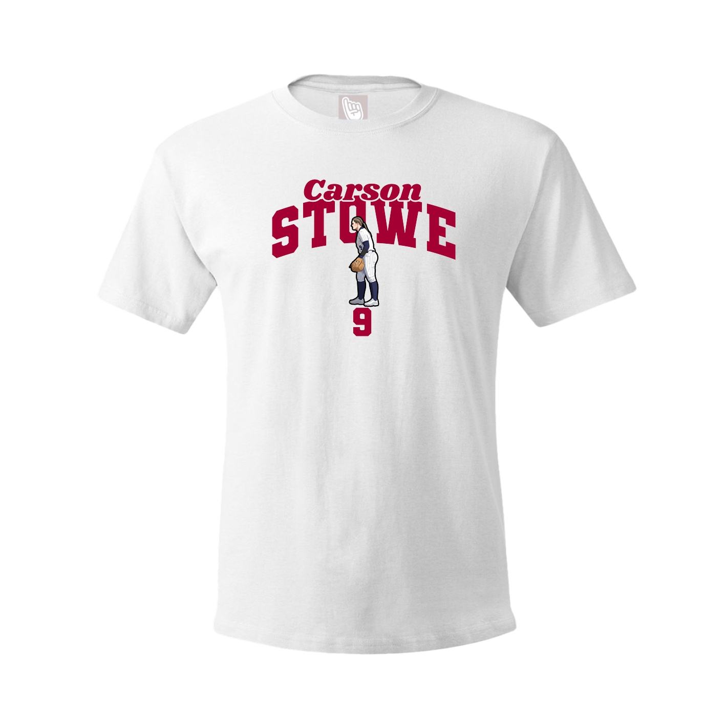 Youth Tee — Signature Arch in White