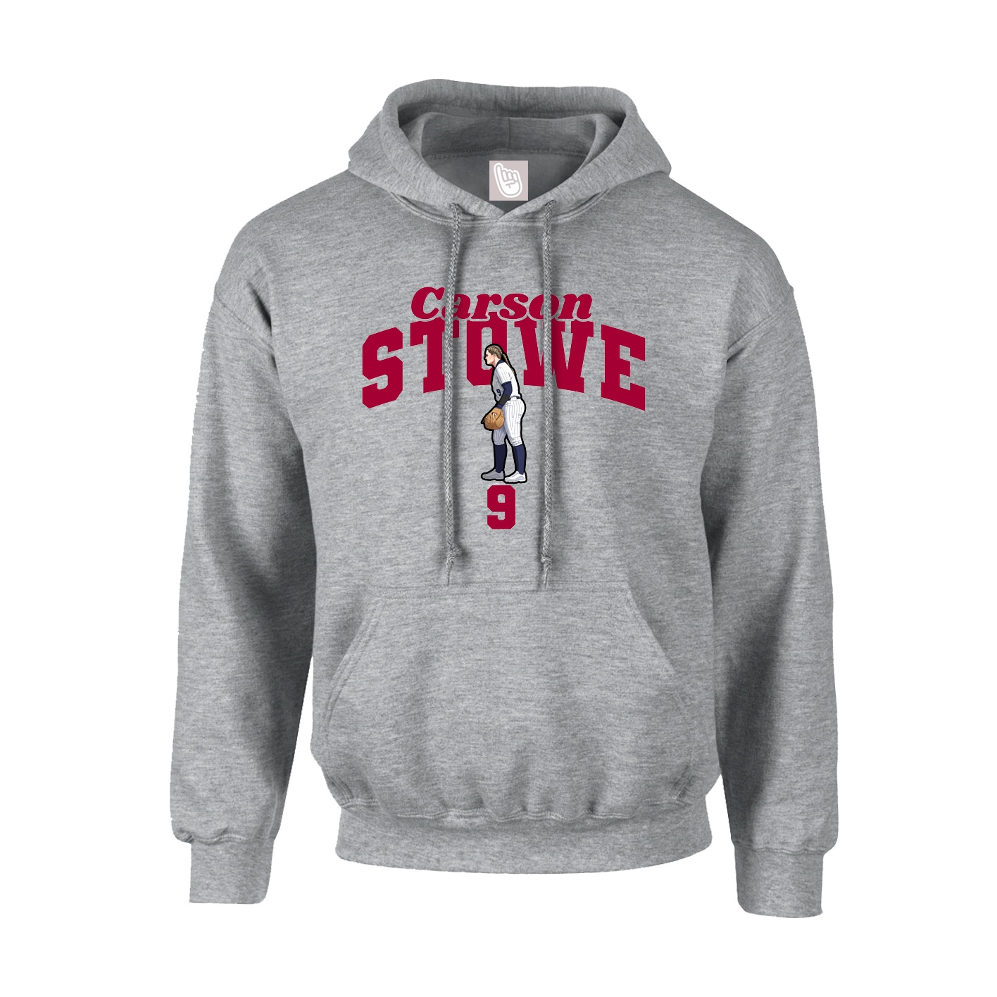 Hoodie — Signature Arch in Grey