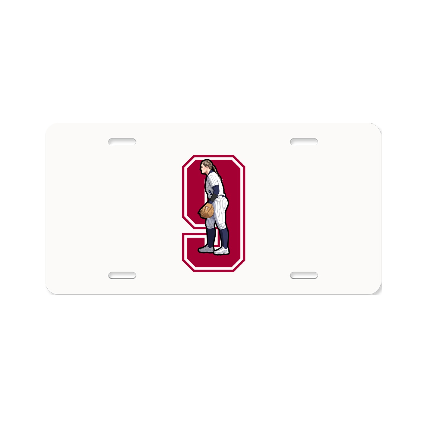 License Plate — Number in Classic