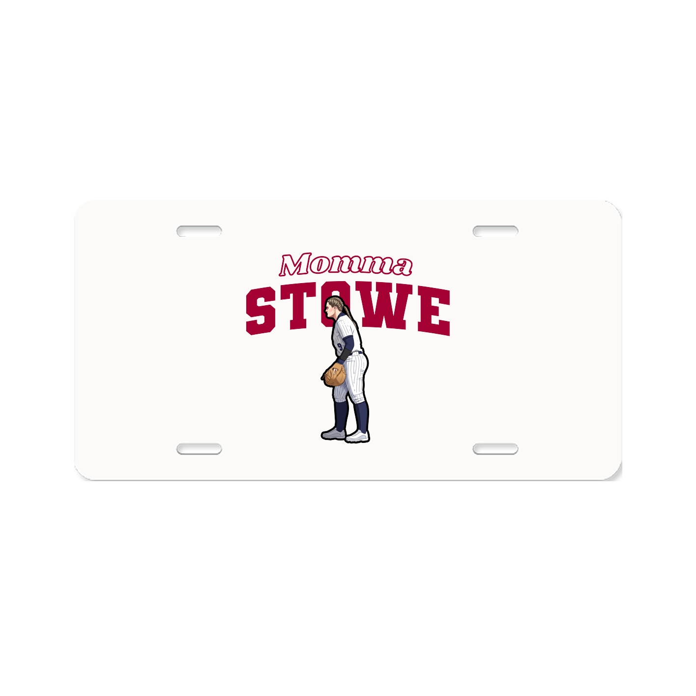 License Plate — Mothers Day Block in Classic
