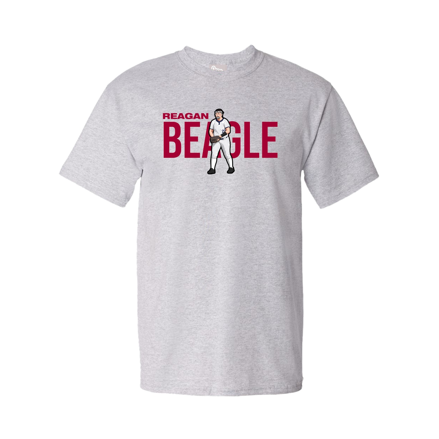 Youth Tee — Player Name in Grey
