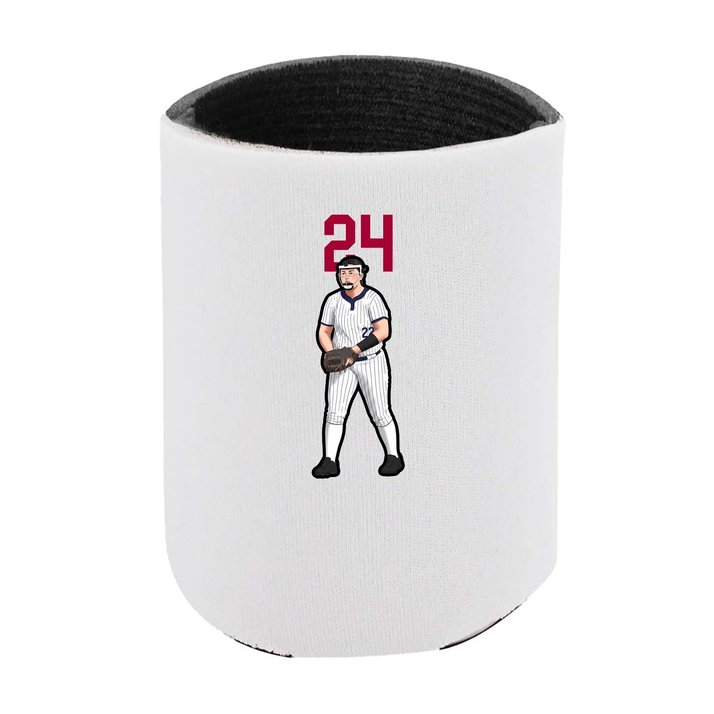 Can Holder — Number Top in White