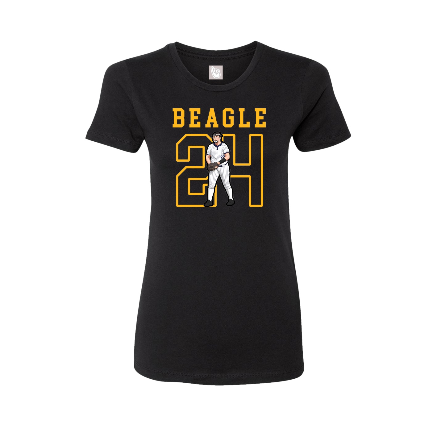 Fitted Women's Tee — Shirsey in Black