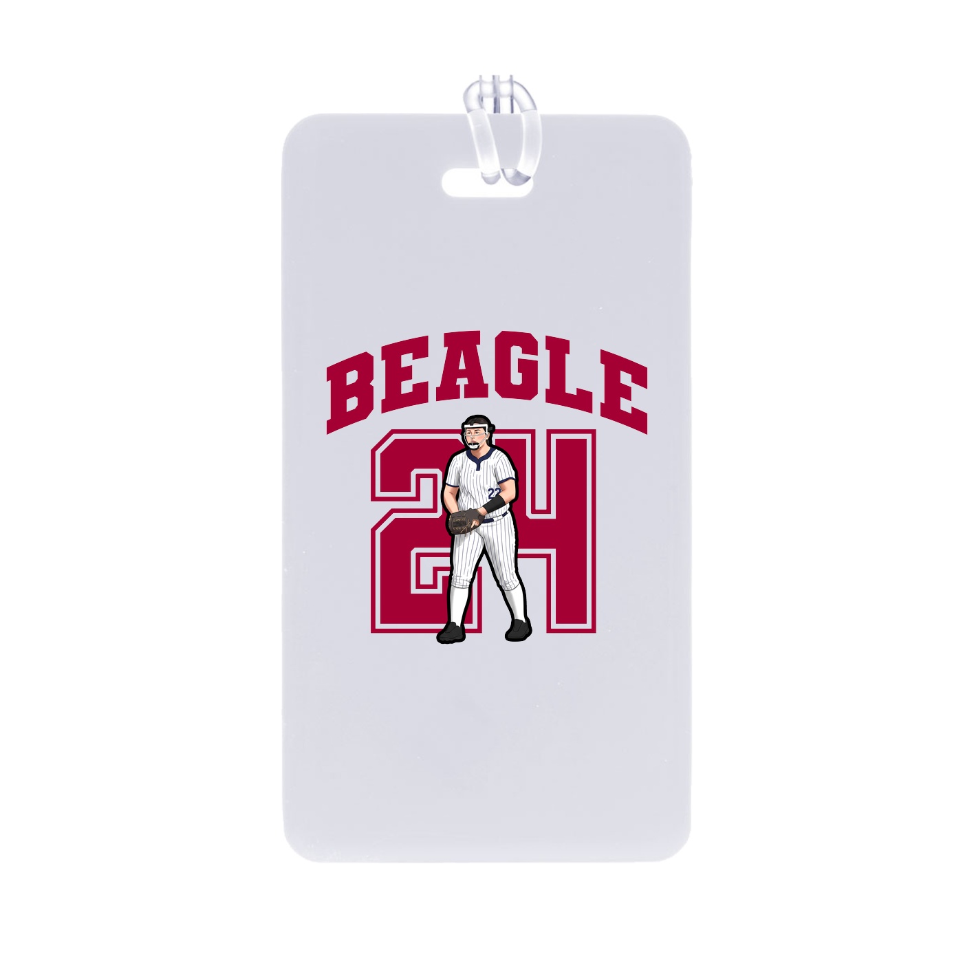 Bag Tag — Number in Classic