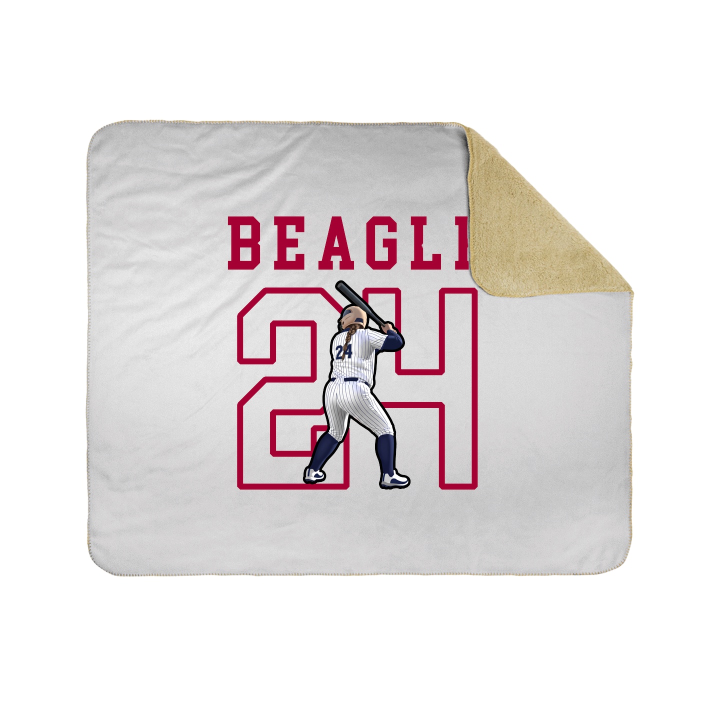 Throw Blanket — Shirsey in White