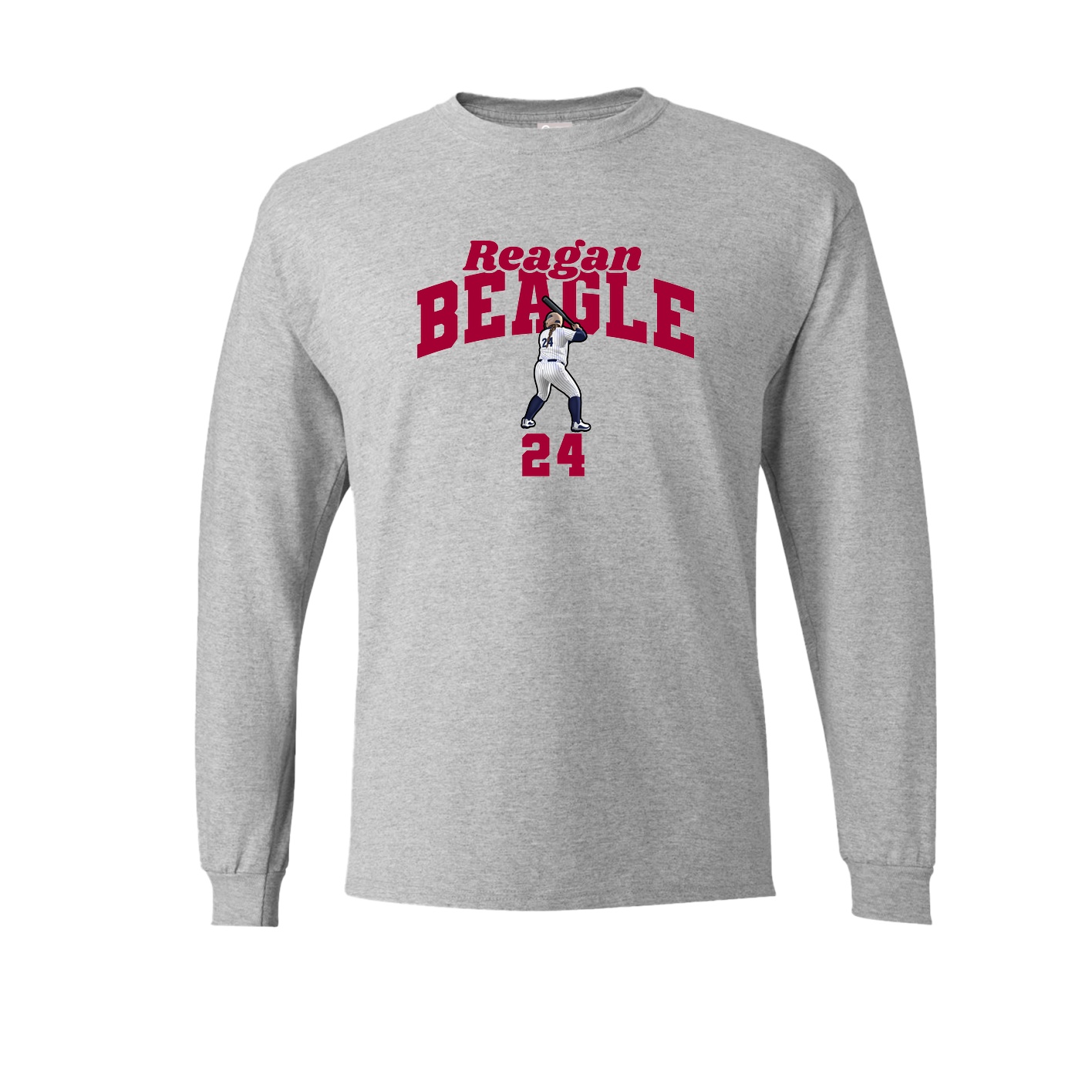 Long Sleeve Tee — Signature Arch in Grey