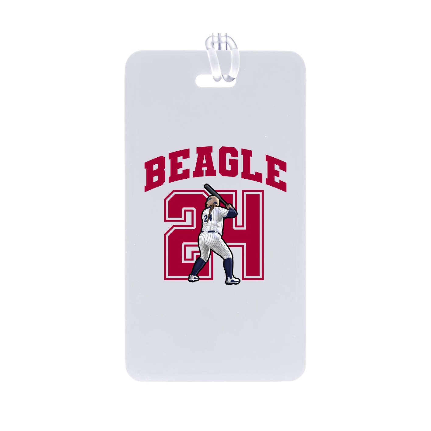 Bag Tag — Number in Classic