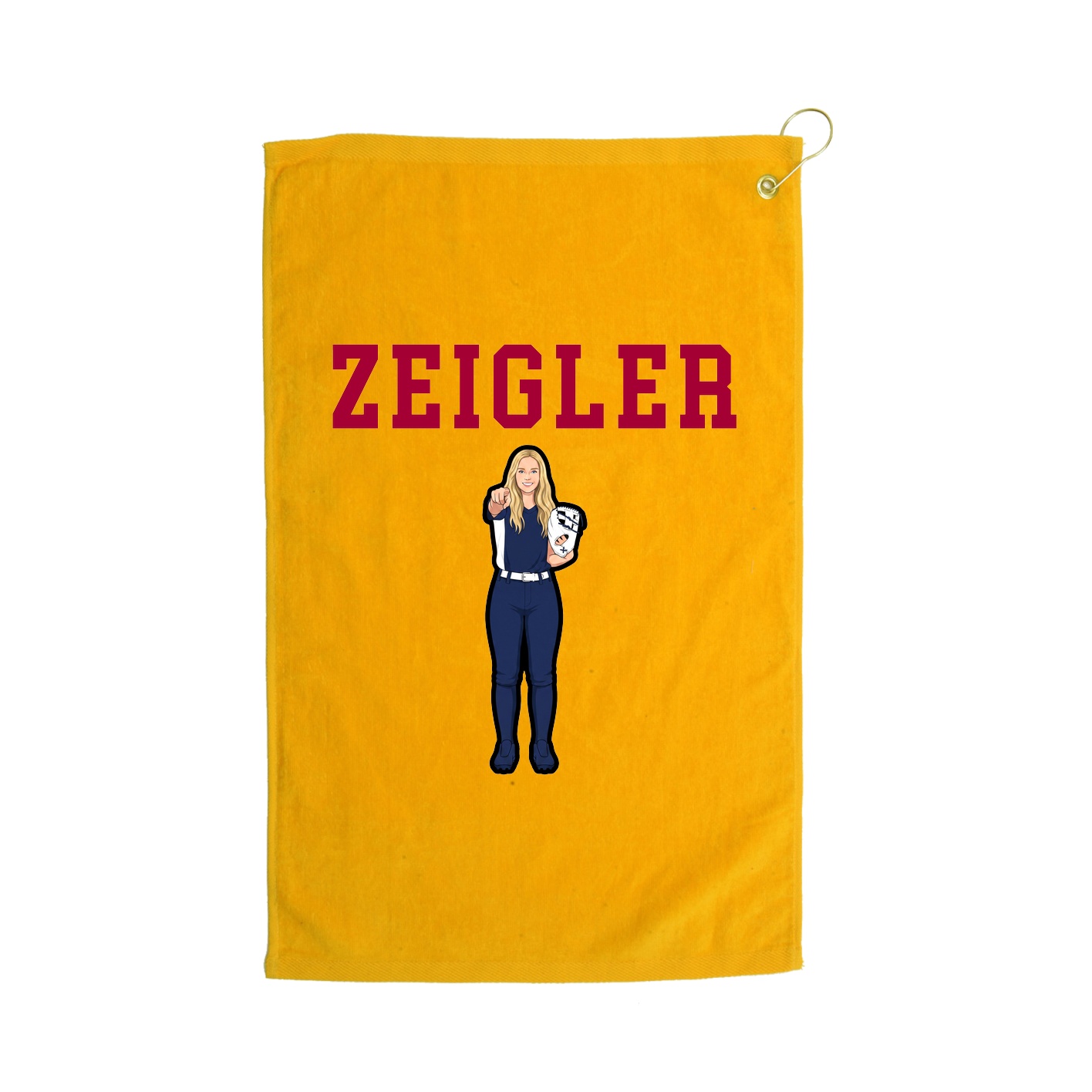 Golf Towel — Shirsey in Gold